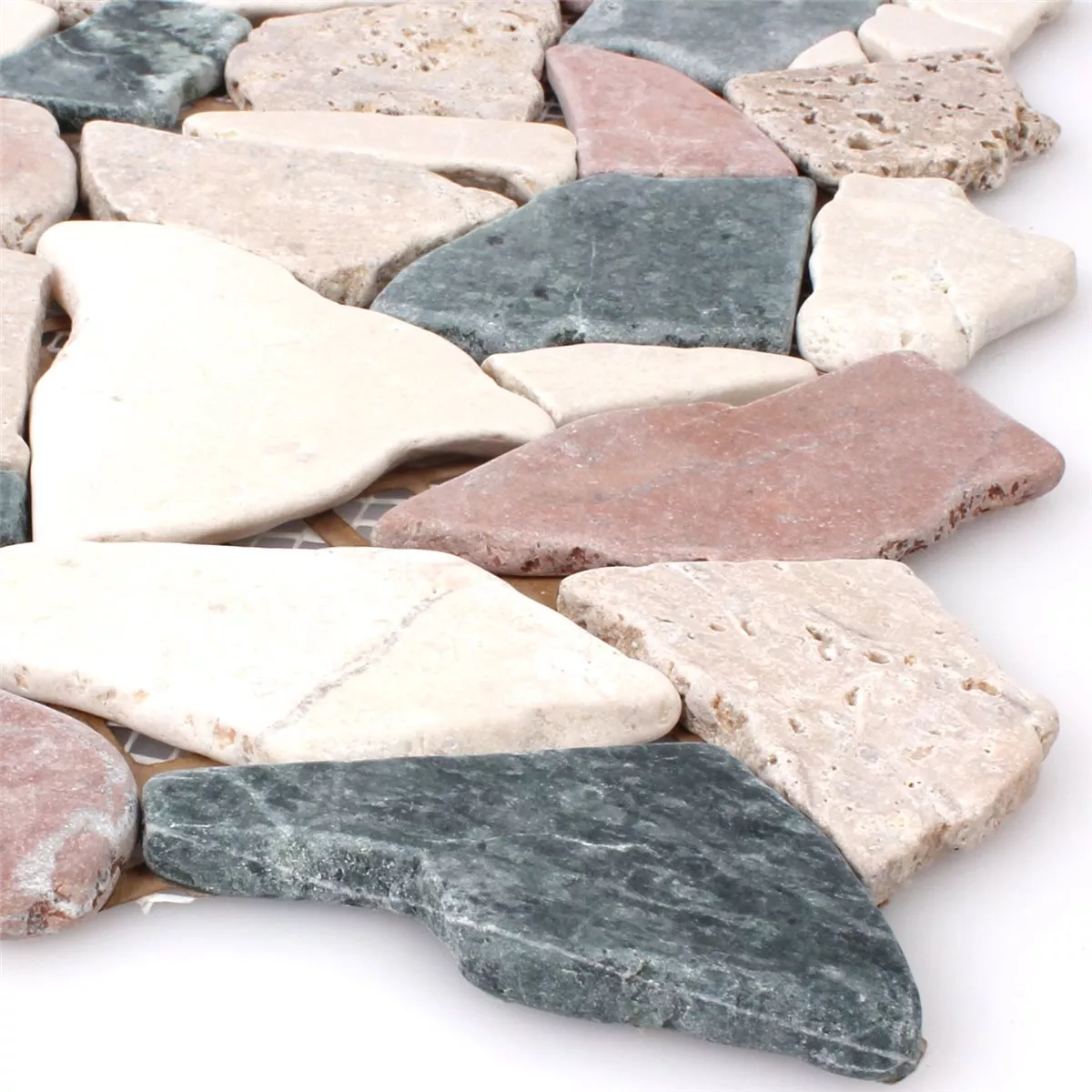 Marbre cassé Pierre Naturelle Mosaïque Carrelage Solares Coloré Marbre cassé Pierre Naturelle Mosaïque Carrelage Solares Coloré