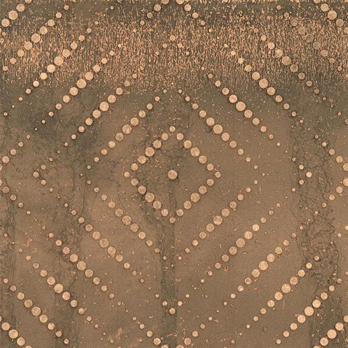 Échantillon Carrelage Sol Et Mur Chicago Métaloptique Bronze R9 - 18,5x18,5cm - 3