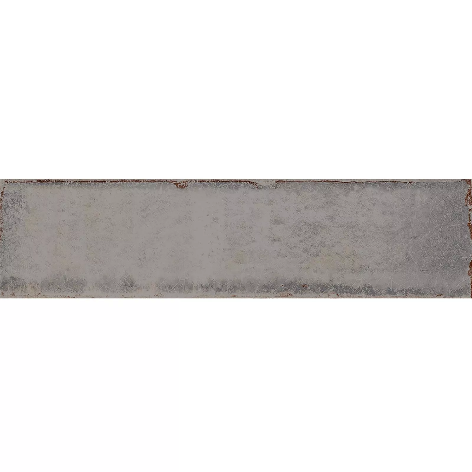 Carrelage Mural Maestro Ondulé Brillant Gris 7,5x30cm