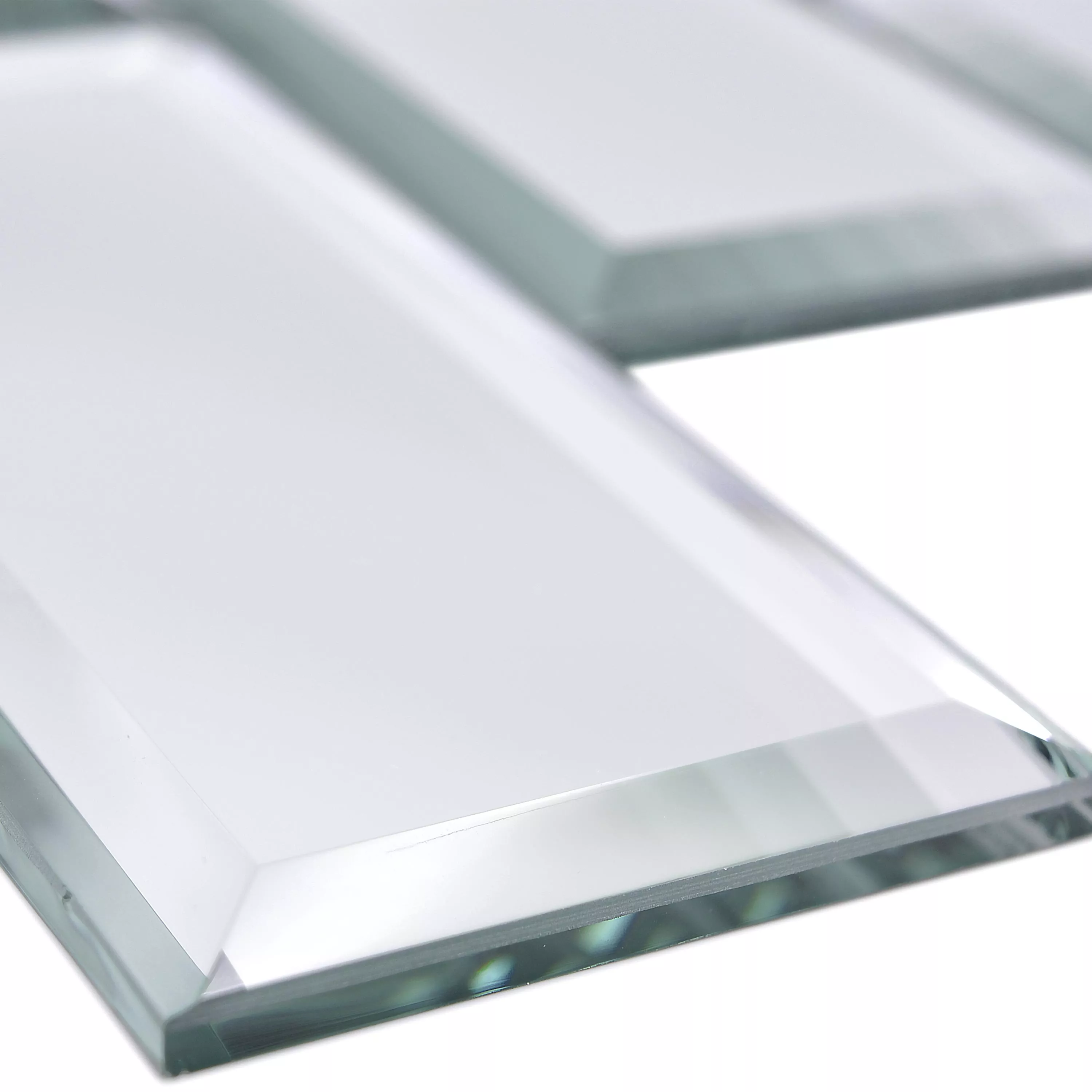 Échantillon Miroir Metro Mosaïque Carrelage Reflexion Rectangle  Échantillon Miroir Metro Mosaïque Carrelage Reflexion Rectangle