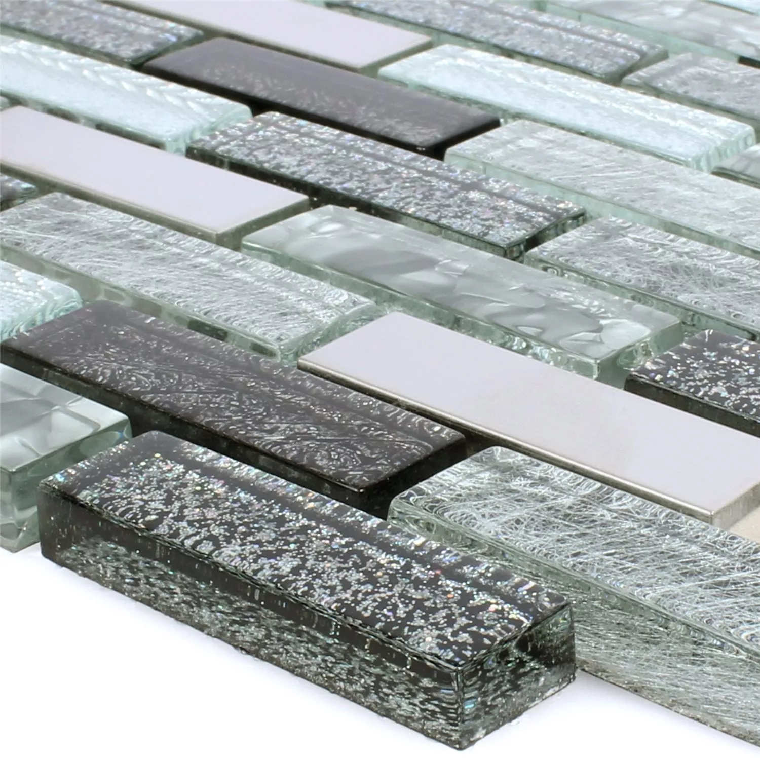 Mosaïque Carrelage Felicitas Argent Gris Noir Mosaïque Carrelage Felicitas Argent Gris Noir