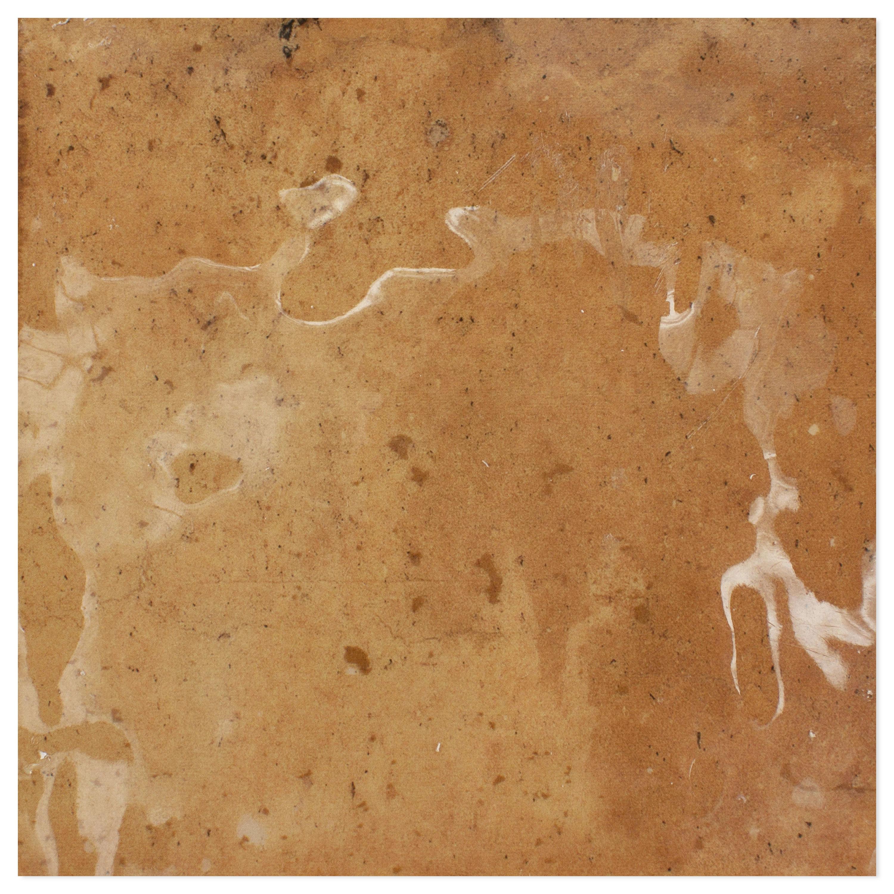 Carrelage Mural Kiowa Brillant Ondulé 15x15cm Ocre