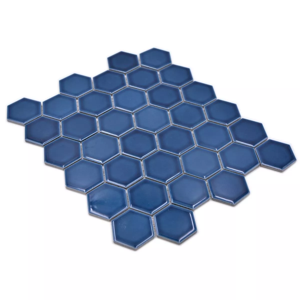 Céramique Mosaïque Salomon Hexagone Bleu Vert H51