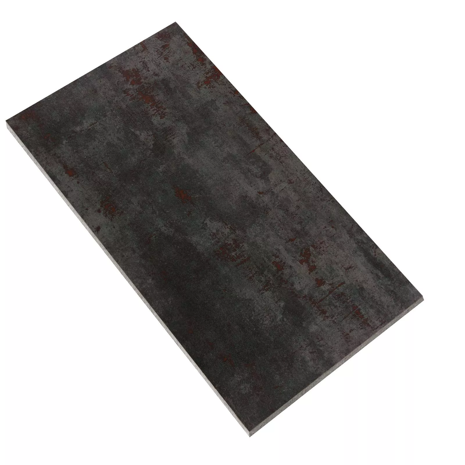 Échantillon Carrelage Sol Et Mur Phantom Métaloptique Demi Poli Titanium 30x60cm
