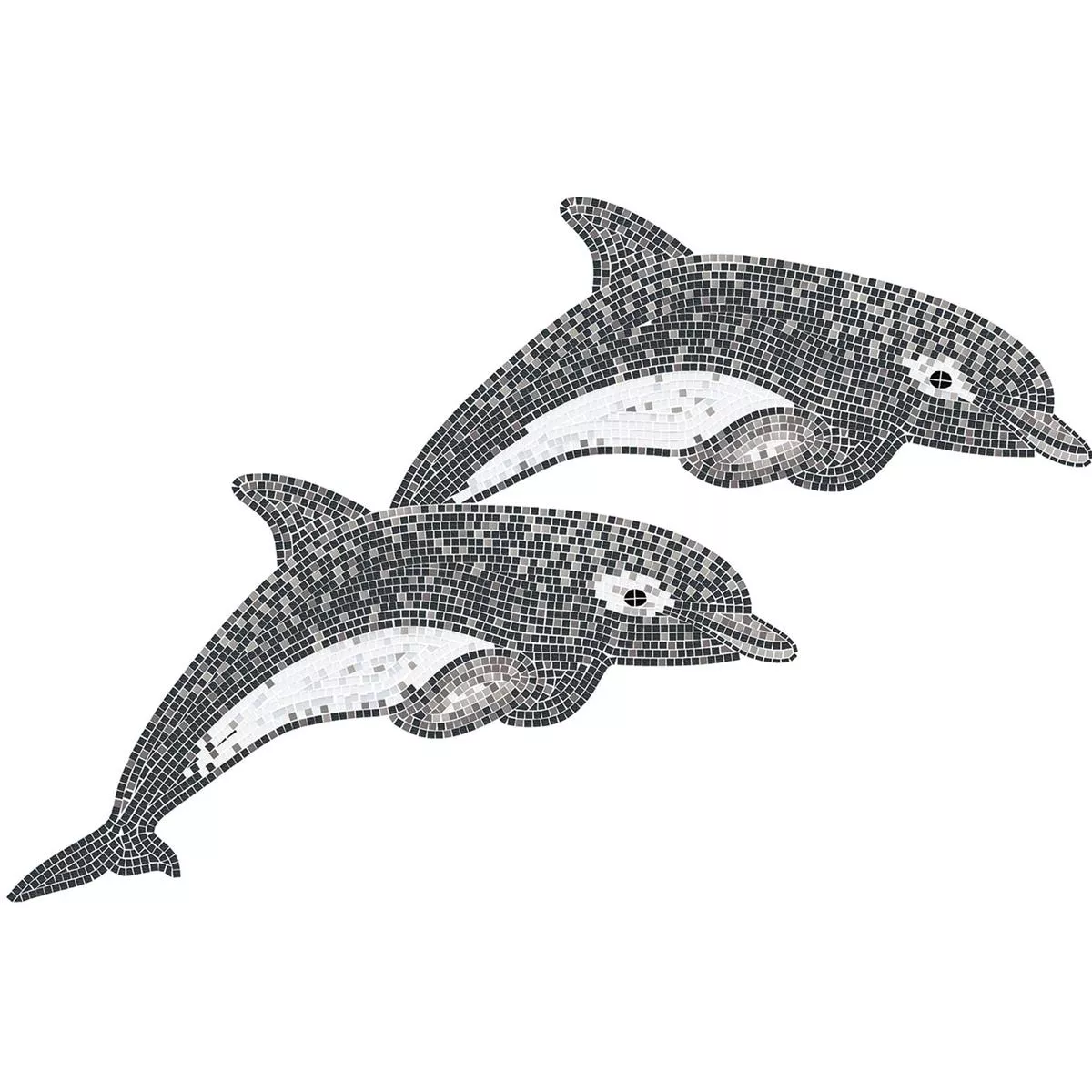 Glas Pool Schwimmbad Mosaik Trend-Vi Aquatica Delphin Twins Dolphins Glas Pool Schwimmbad Mosaik Trend-Vi Aquatica Delphin Twins Dolphins