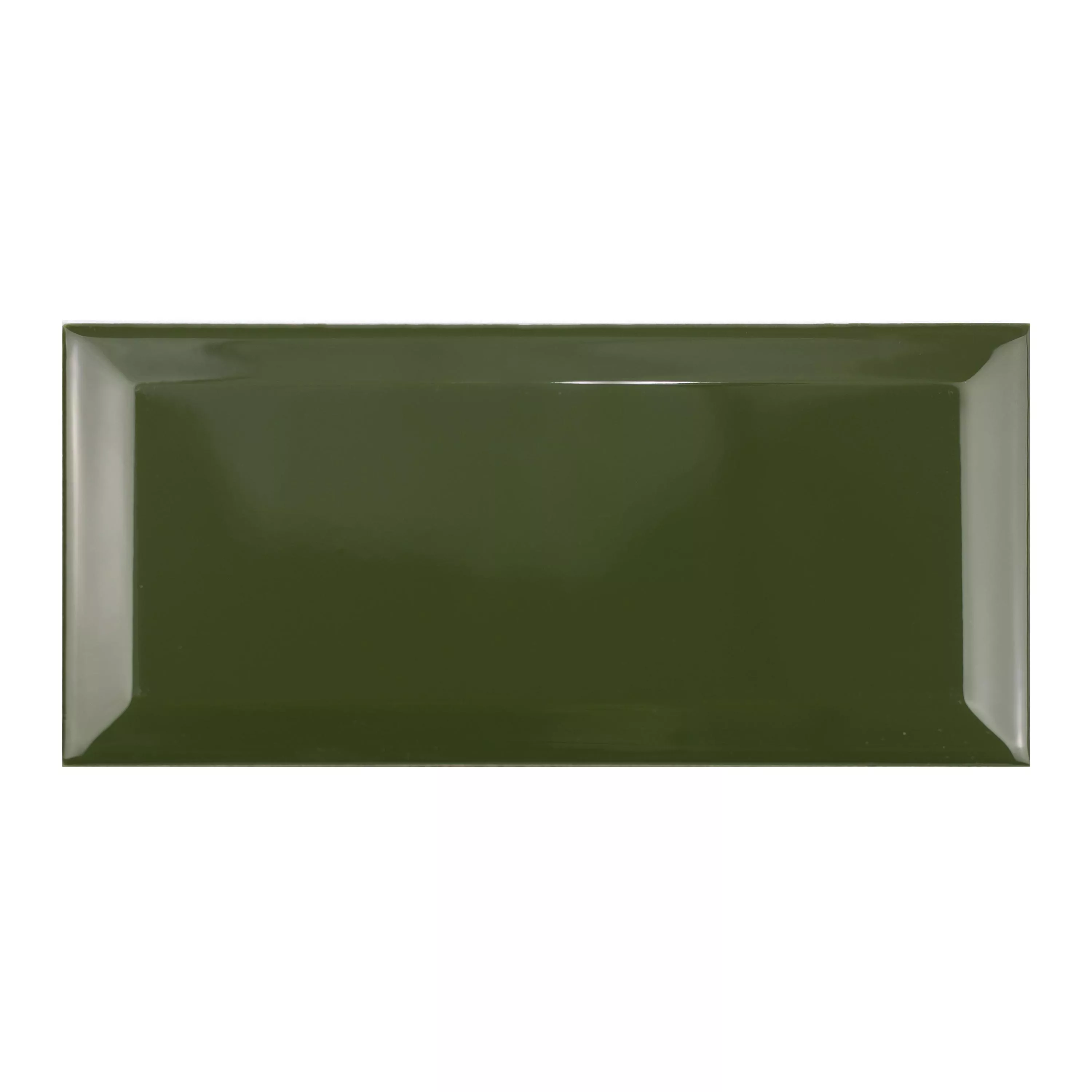 Metro Carrelage Mural Brasilia Avec Facette 7,5x15x0,7cm Verde Botella Metro Carrelage Mural Brasilia Avec Facette 7,5x15x0,7cm Verde Botella