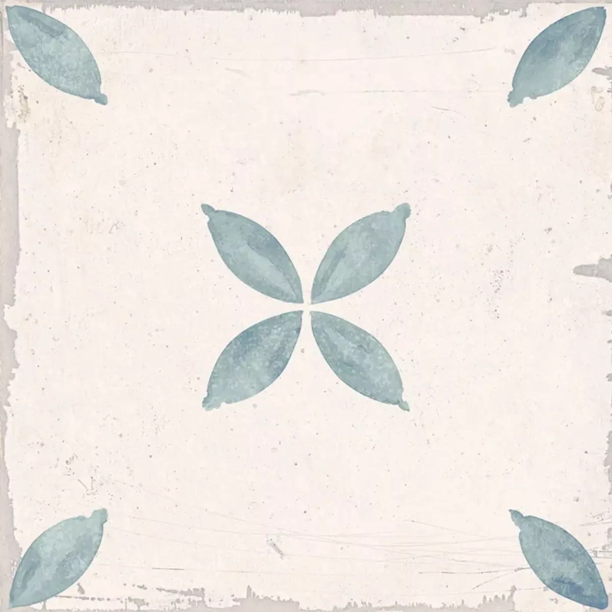 Pelin Bleu Clair Crème 25x25 cm