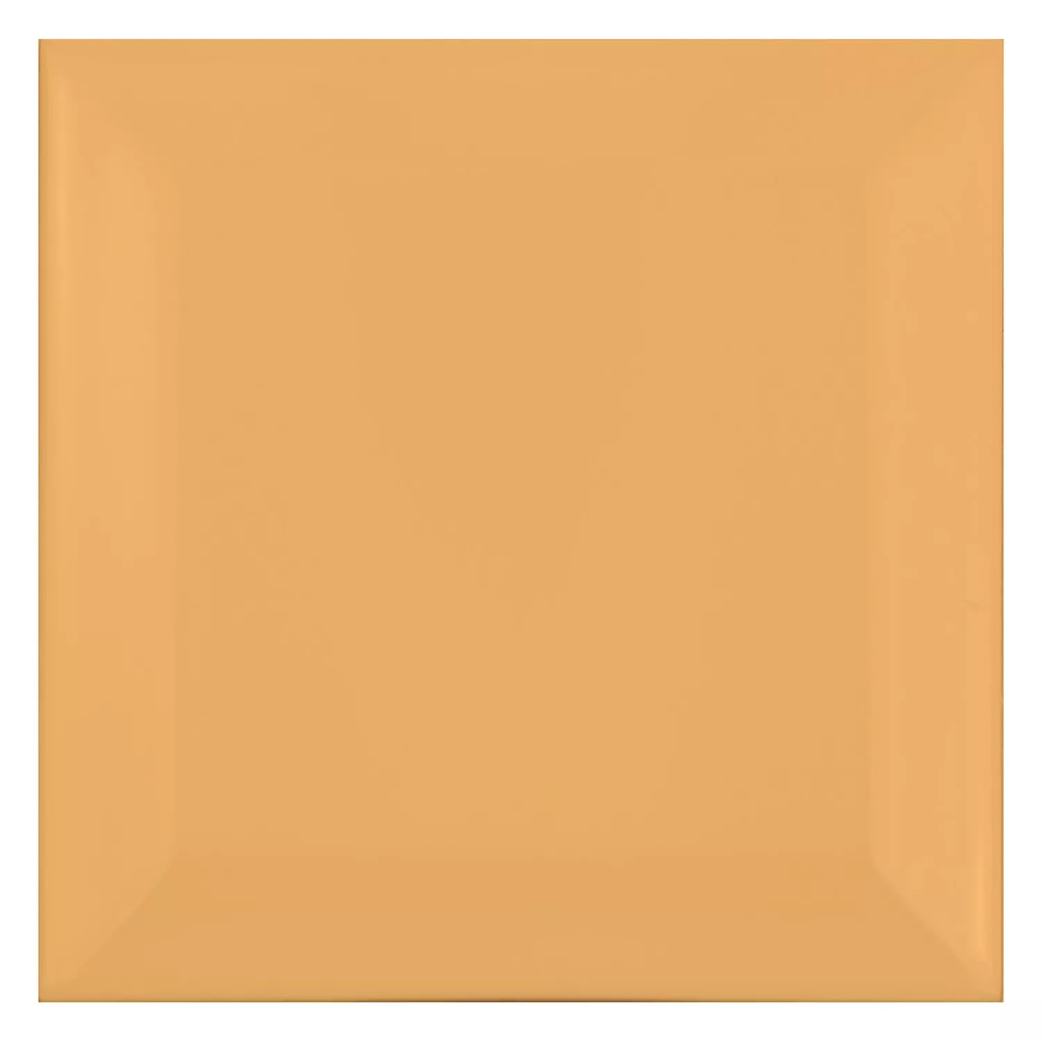 Carrelage métro Jaune Mat 10x10 cm Avec Facette Catarina Mostaza