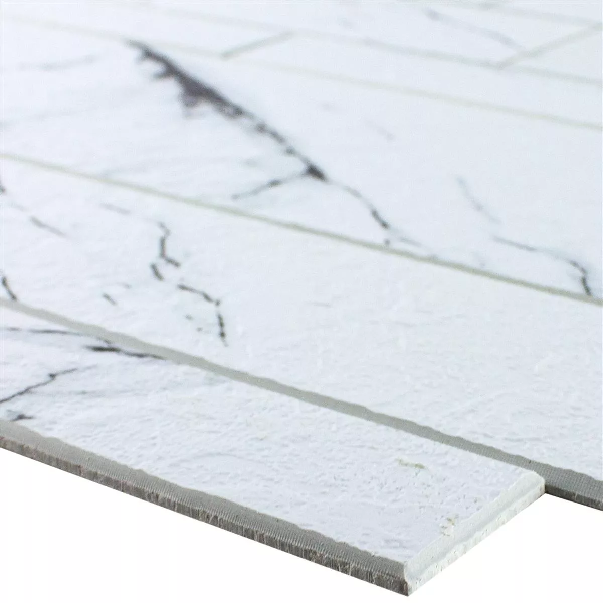 Mosaïque Carrelage Lewis Auto Adhésif Pierre Optique Blanc Mosaïque Carrelage Lewis Auto Adhésif Pierre Optique Blanc