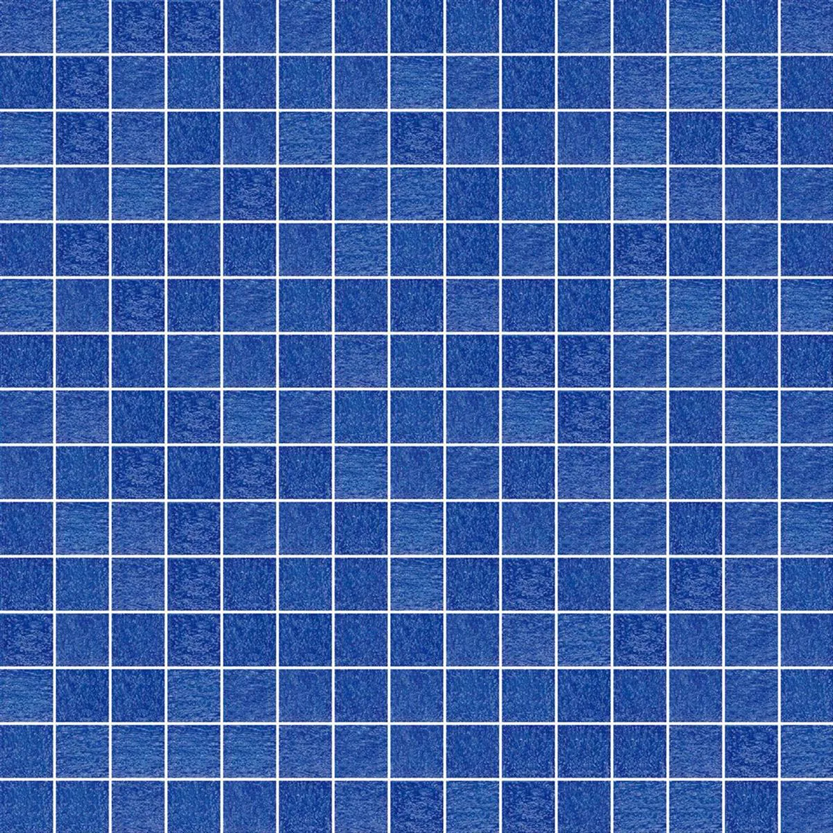 Mosaïque En Verre Tuile Trend-Vi Vitreo 132 Bleu Foncé 20x20mm