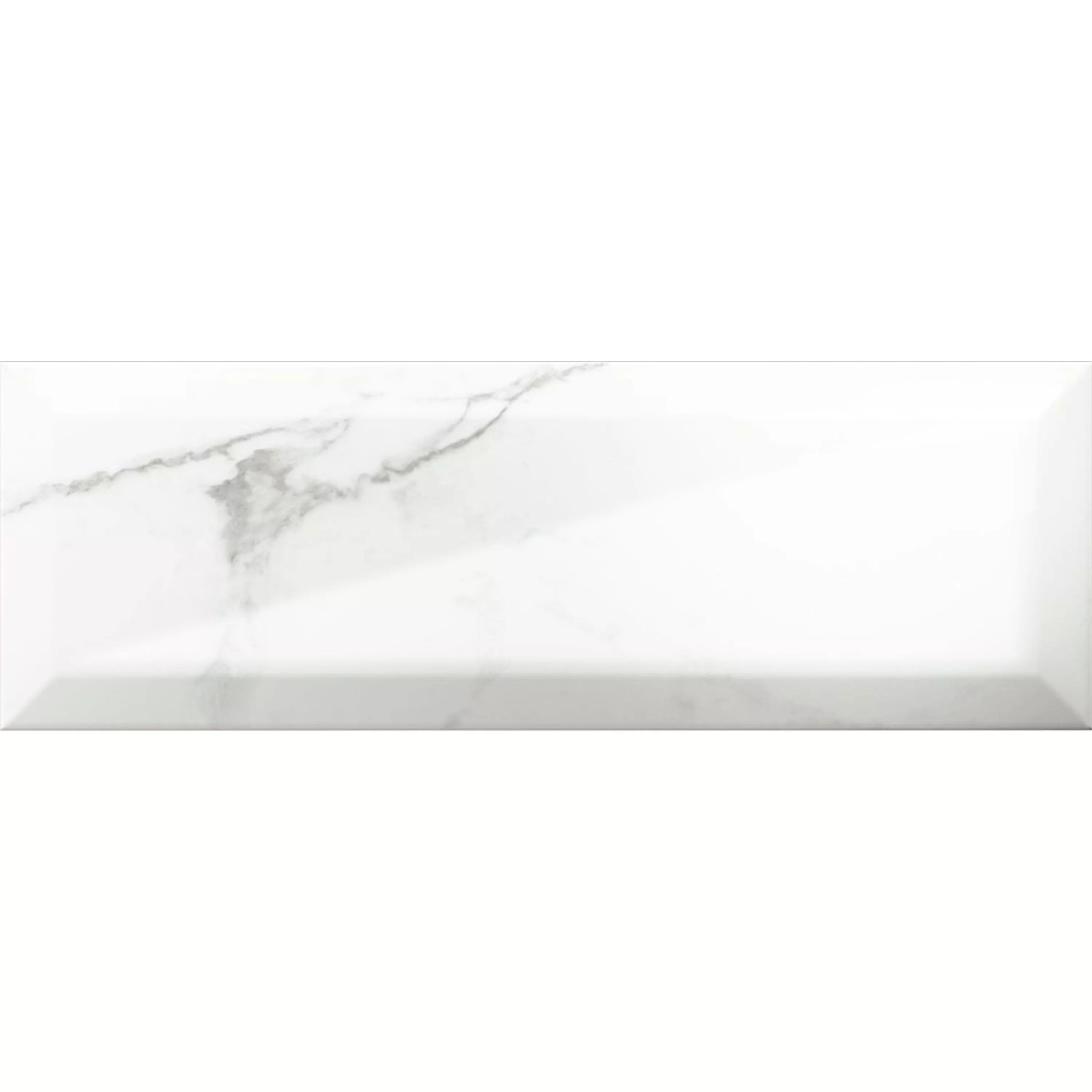 Metro Carrelage Mural Girona Marbre Optique Avec Facette Blanc Brillant 10x30cm Metro Carrelage Mural Girona Marbre Optique Avec Facette Blanc Brillant 10x30cm