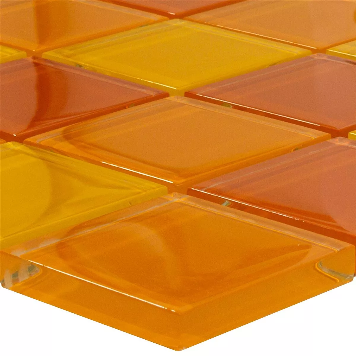 Mini Mosaïque (5x5x3mm), 5000 tesselles, mix orange, MXOR