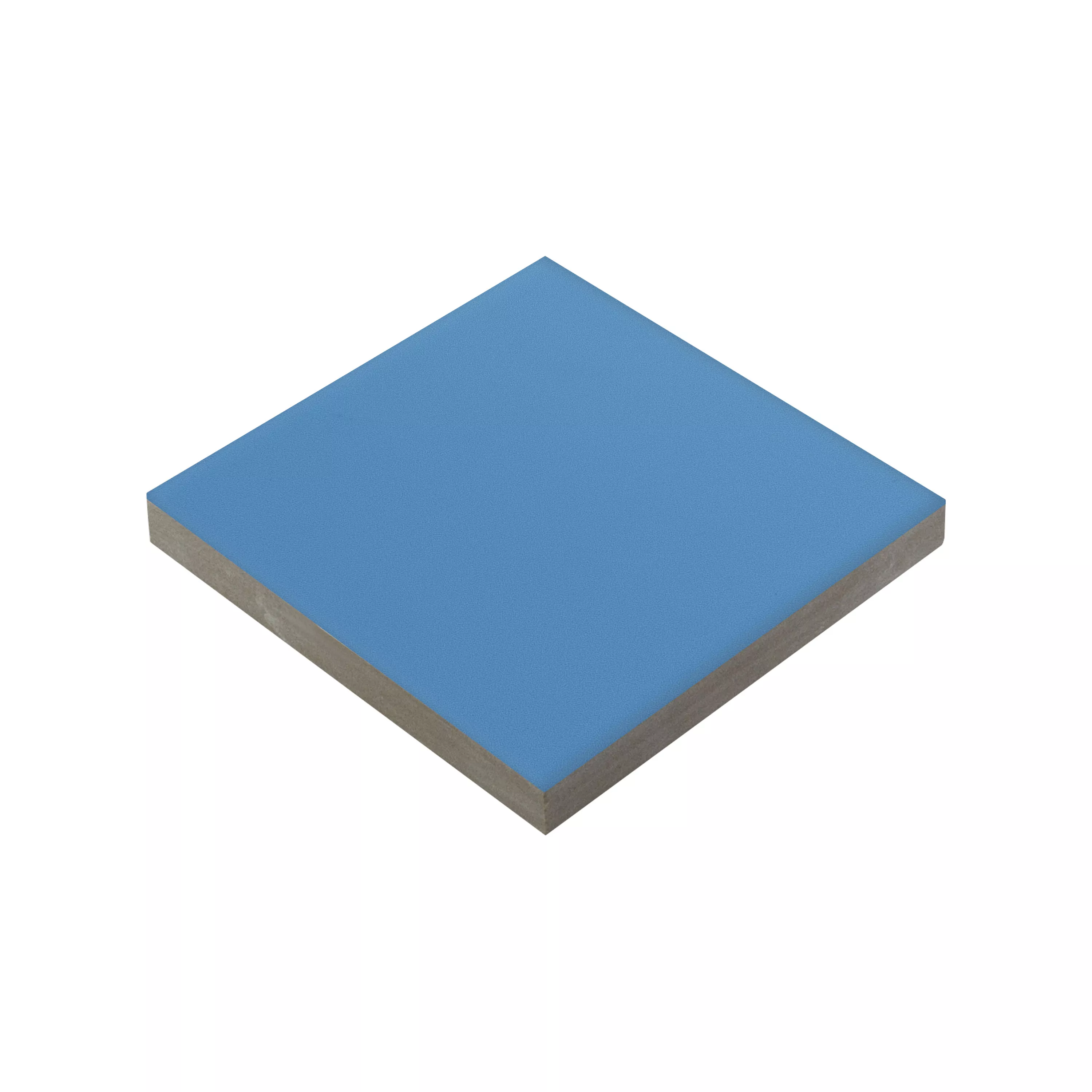 Grès Cérame Pleine Masse Carrelage Genexia Uni Bleu Rosone 4,6x4,6cm
