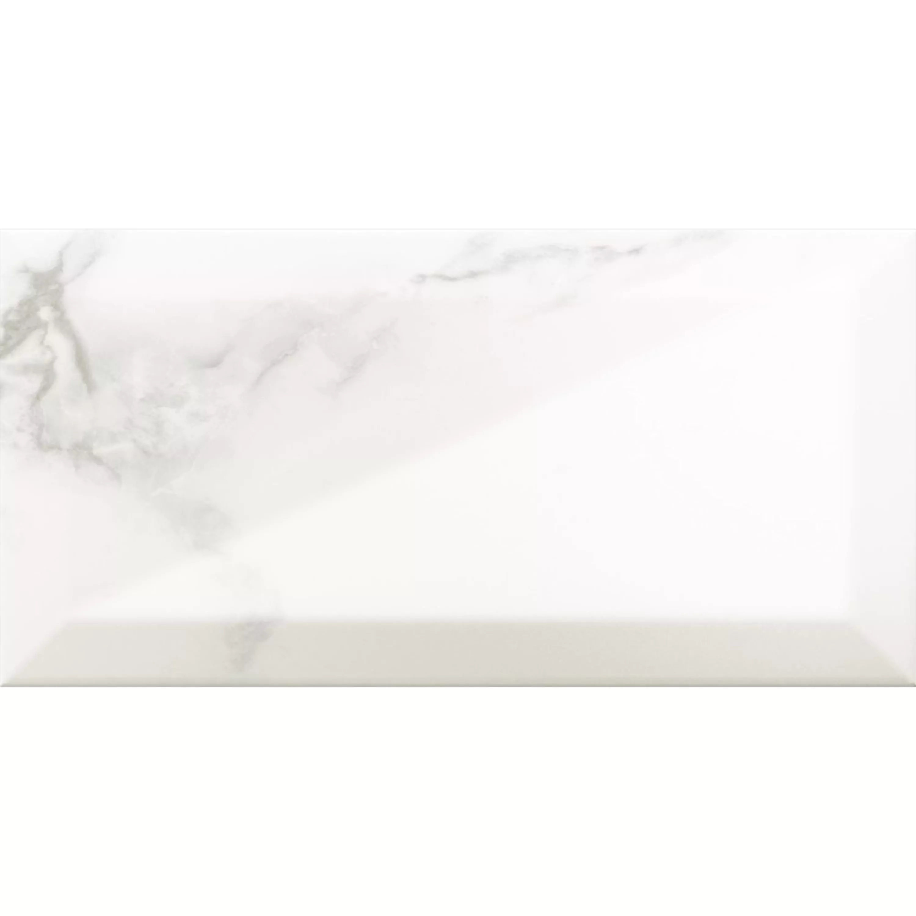 Metro Carrelage Mural Girona Marbre Optique Avec Facette Blanc Brillant 10x20cm Metro Carrelage Mural Girona Marbre Optique Avec Facette Blanc Brillant 10x20cm