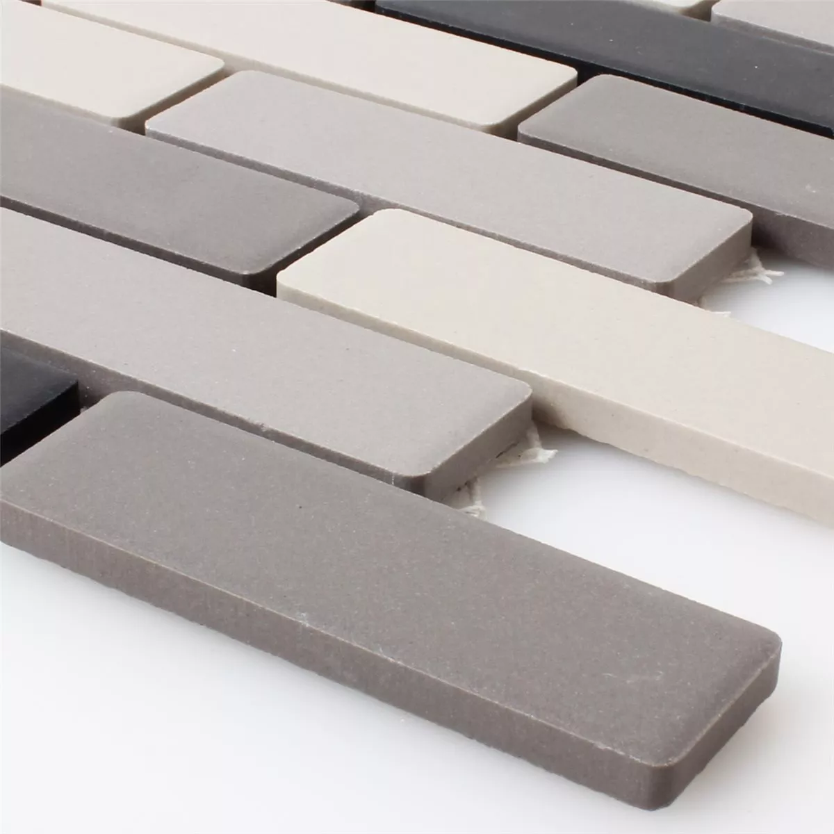 Mosaïque Céramique Beige Gris Non émaillé Mosaïque Céramique Beige Gris Non émaillé