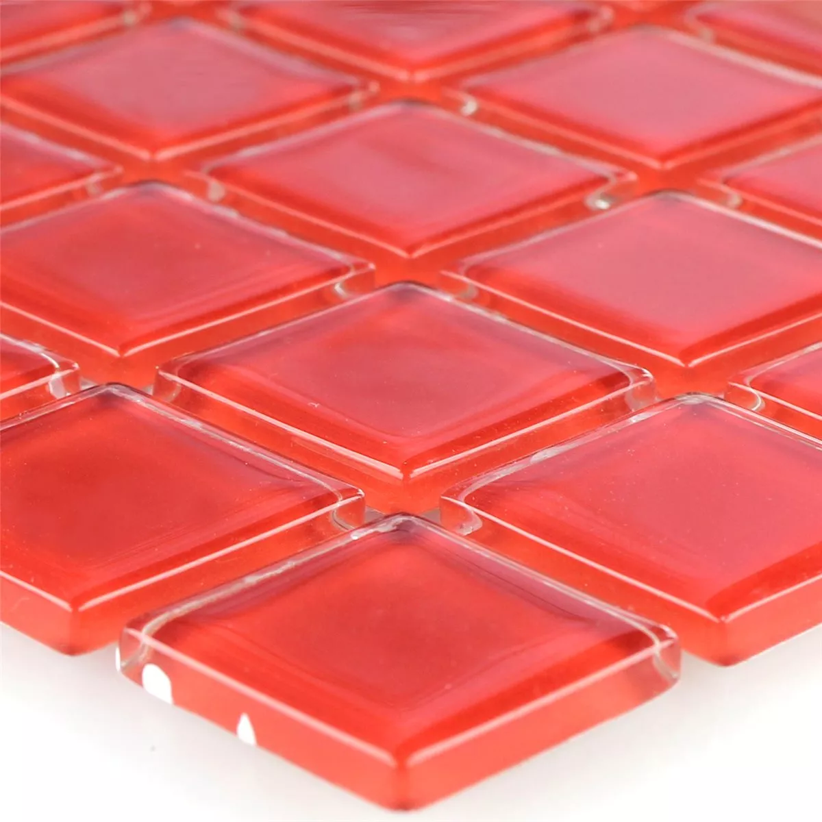 Mosaïque En Verre Carrelage Tivoli Rouge Uni Mosaïque En Verre Carrelage Tivoli Rouge Uni
