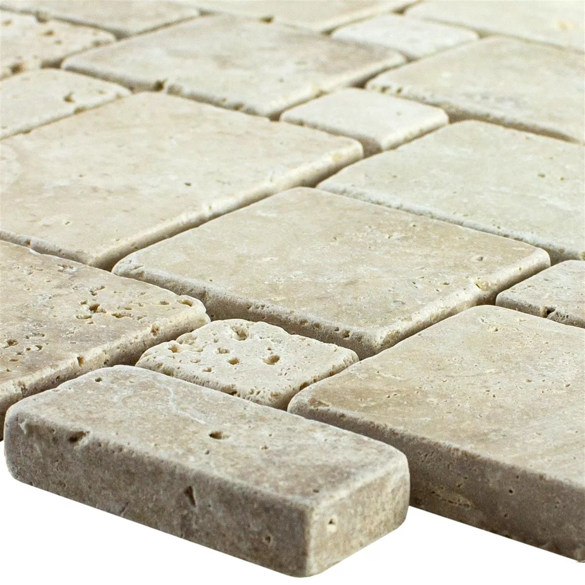 Pierre Naturelle Travertin Mosaïque Carrelage LaGrange Beige Pierre Naturelle Travertin Mosaïque Carrelage LaGrange Beige