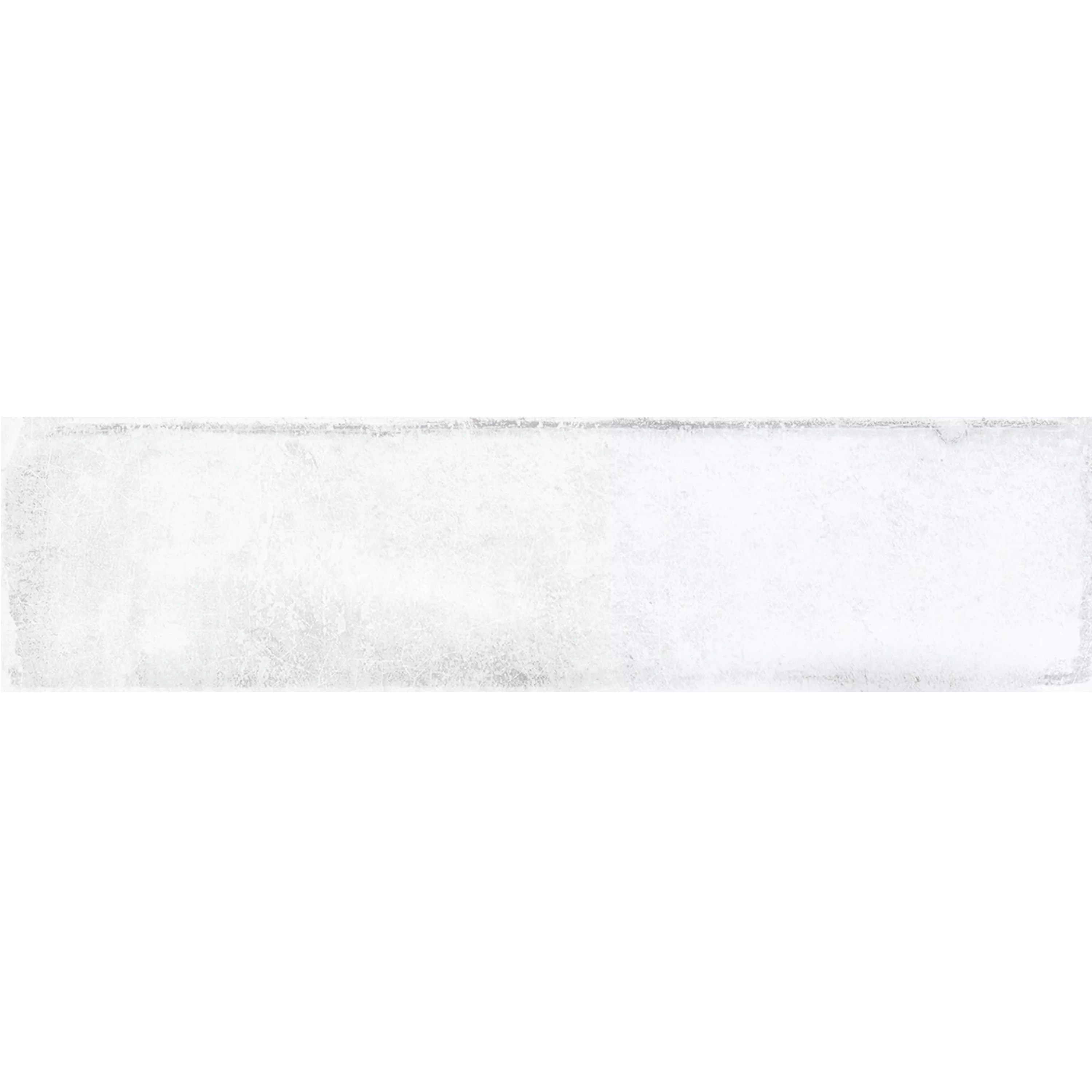 Carrelage Mural Maestro Ondulé Brillant Blanc 7,5x30cm