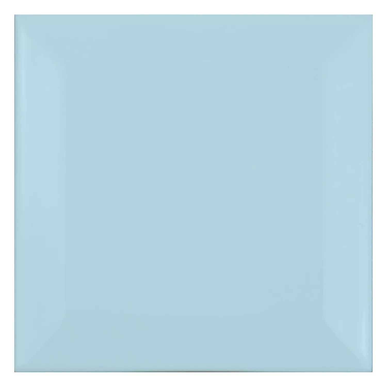 Carrelage métro Bleu Mat 10x10 cm Avec Facette Catarina Piscina
