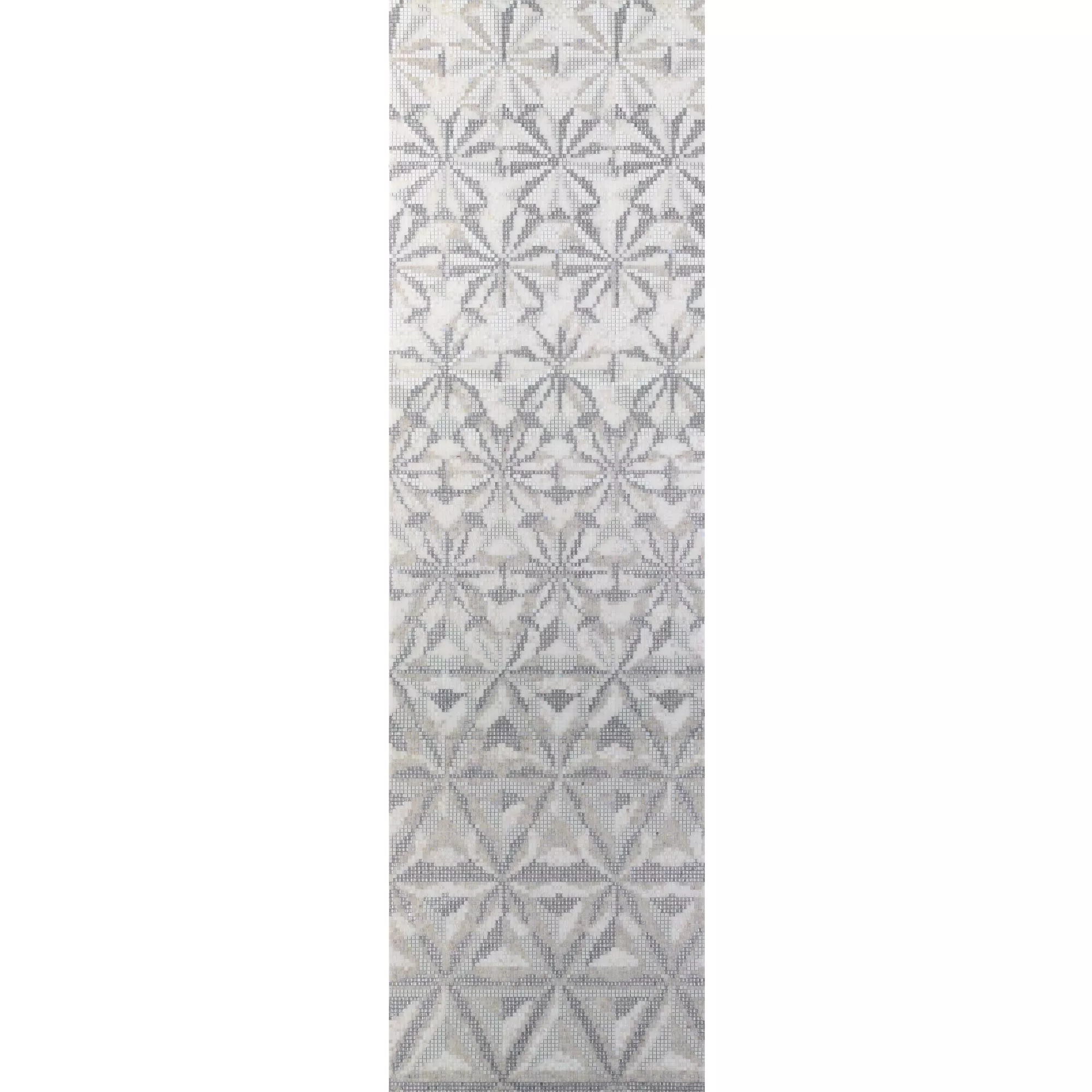 Mosaïque En Verre Image Magicflower White 130x240cm Mosaïque En Verre Image Magicflower White 130x240cm