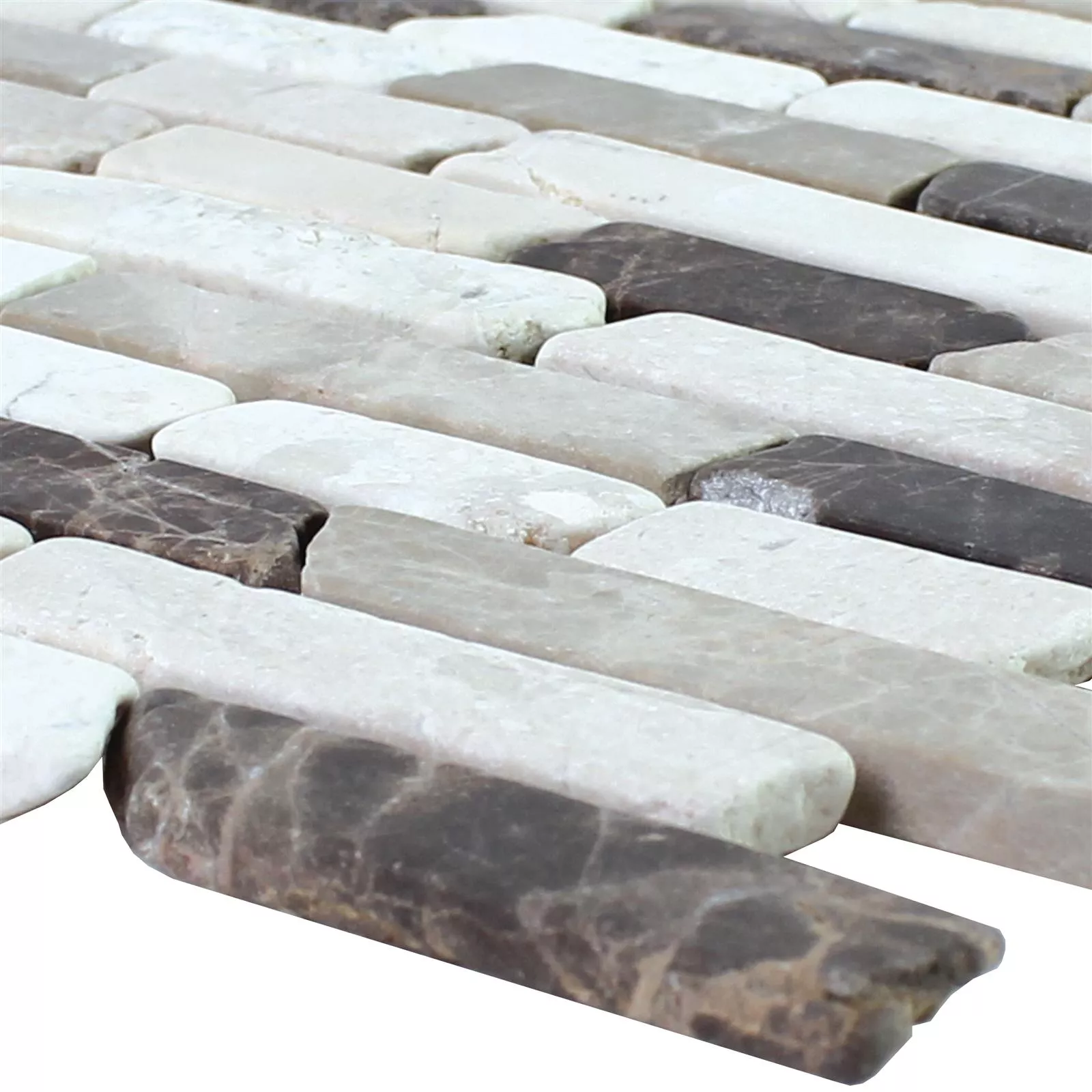 Marbre Pierre Naturelle Mosaïque Carrelage Rocky Brun Beige Marbre Pierre Naturelle Mosaïque Carrelage Rocky Brun Beige