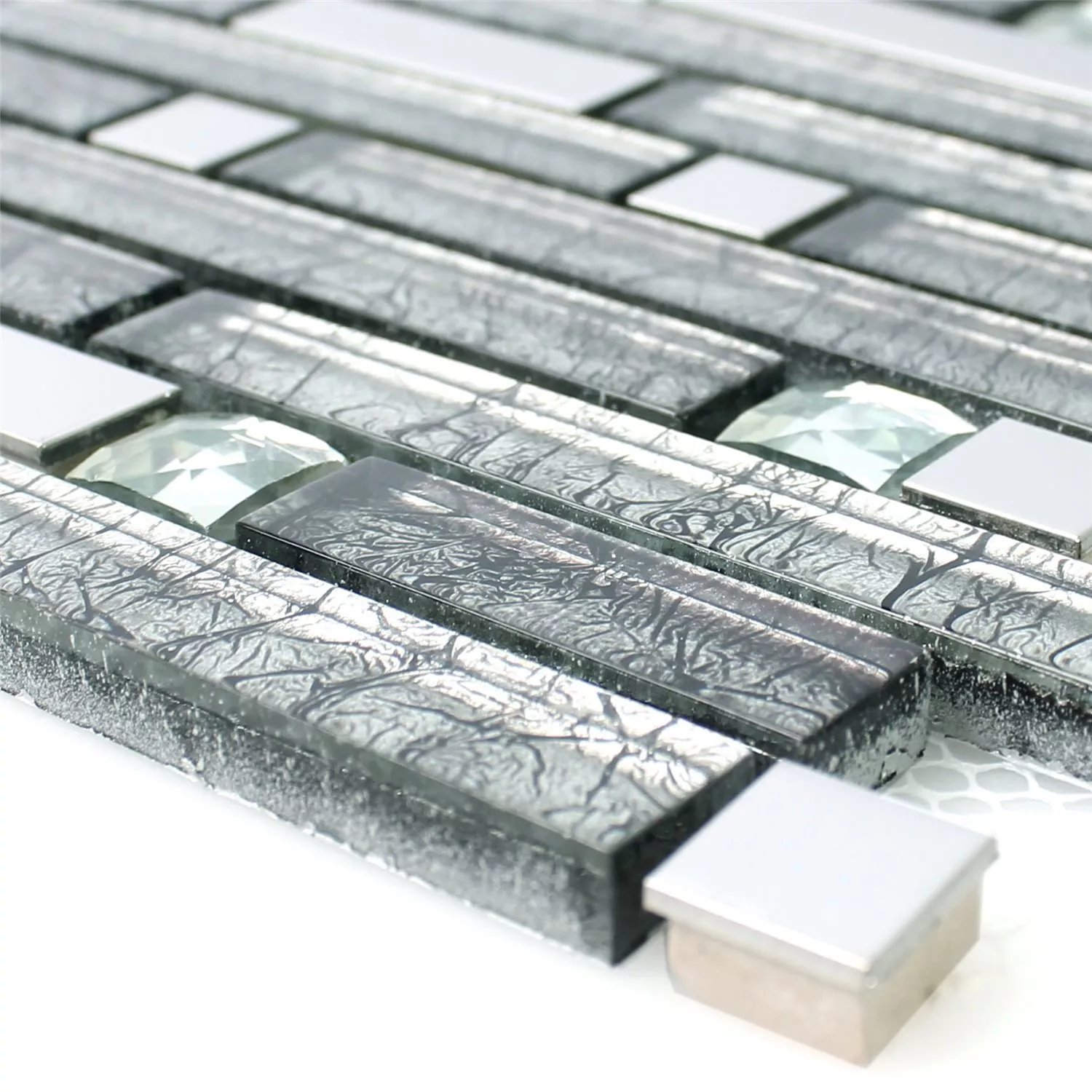 Mosaïque Carrelage Daphne Argent Diamant Mosaïque Carrelage Daphne Argent Diamant