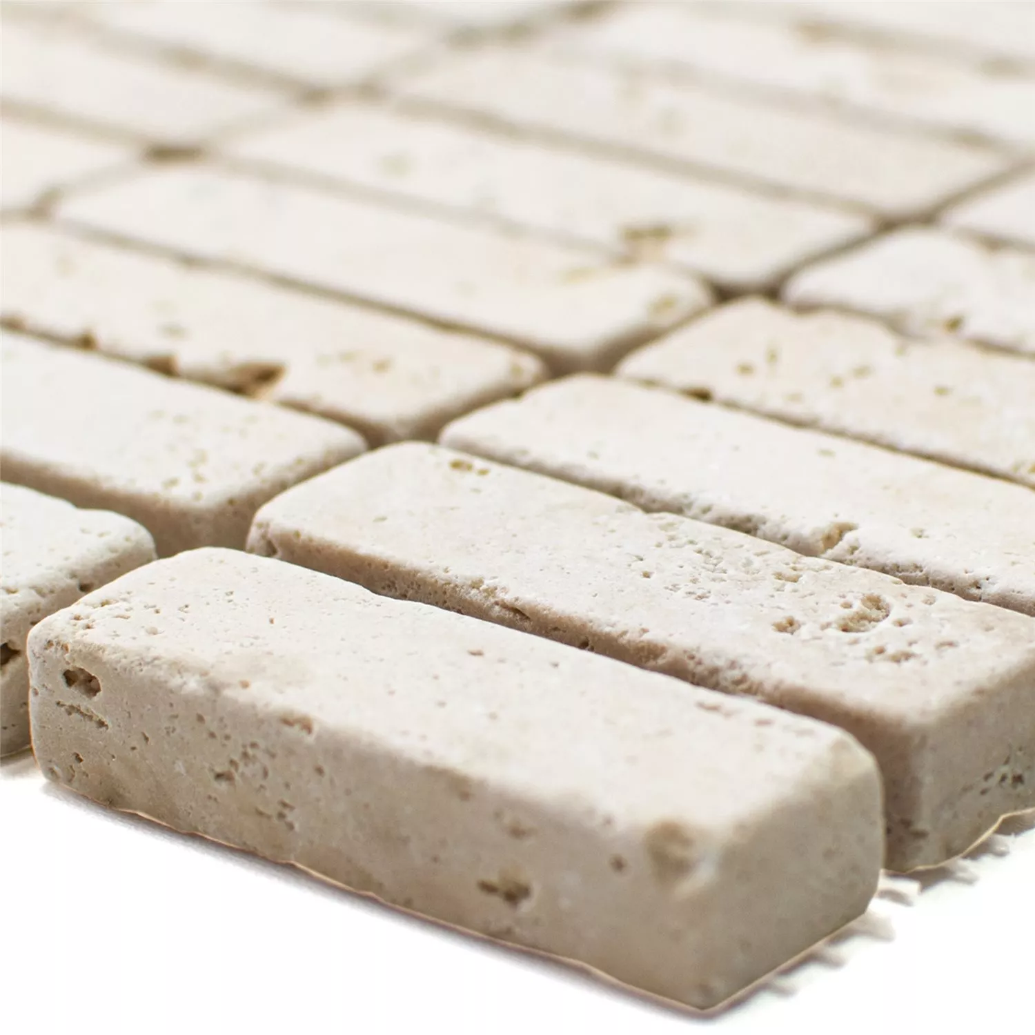 Mosaïque Carrelage Travertin Barga Beige Sticks