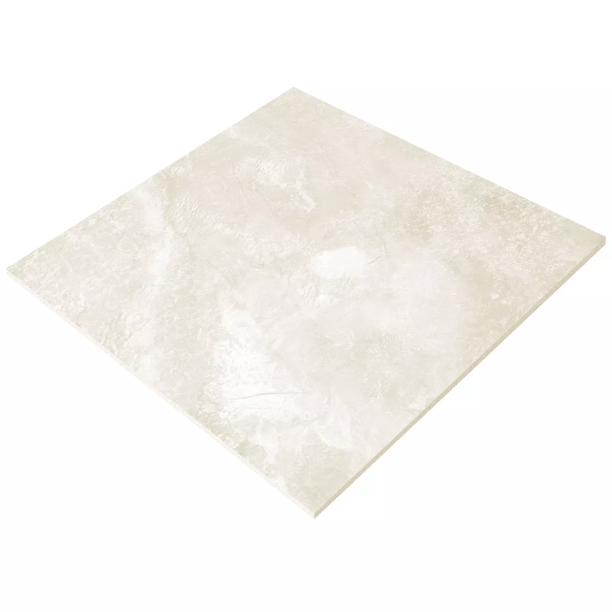 Carrelage Sol Et Mur Cortina Optique En Béton Mat Crème 60x60cm