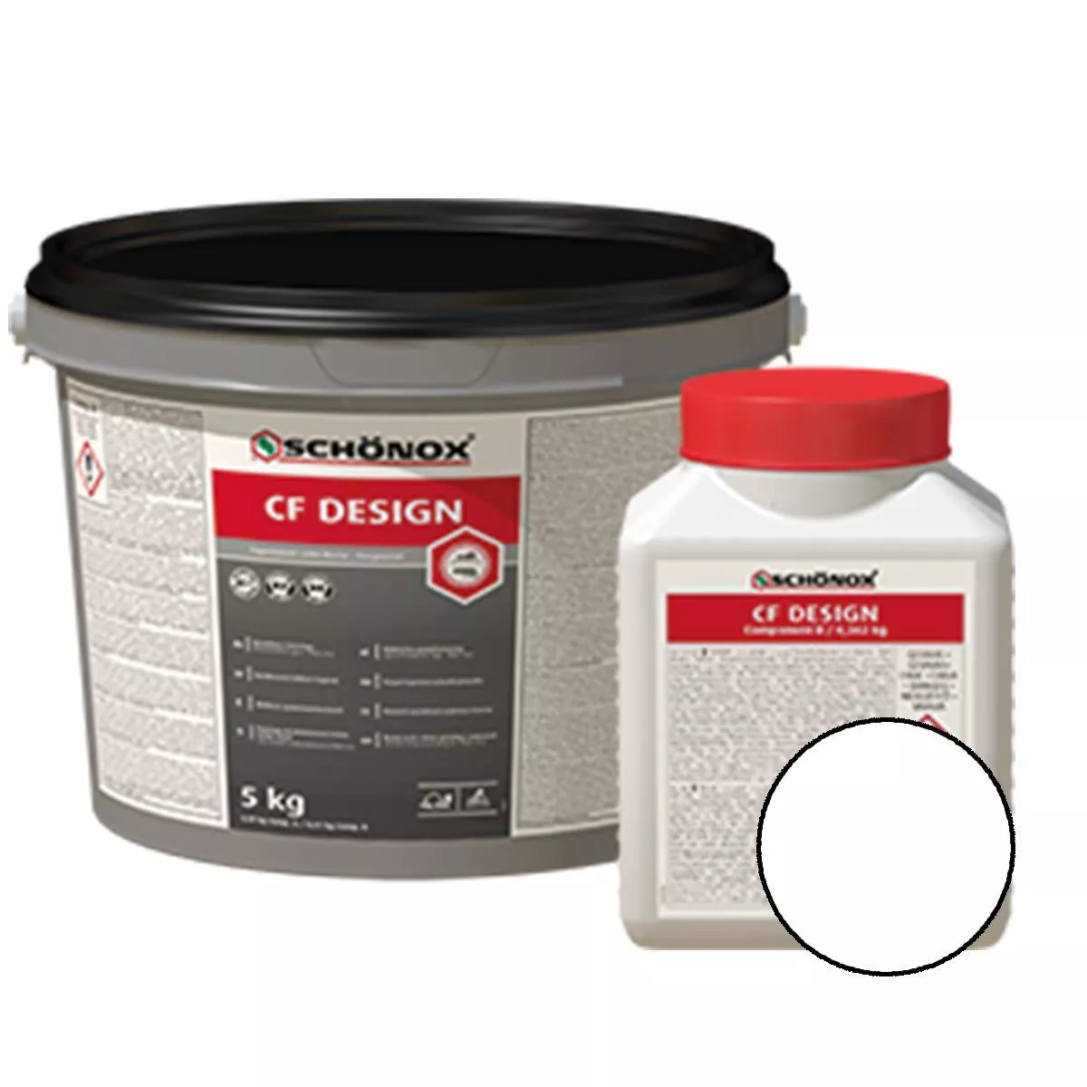 Coulis Schönox CF Design Résine Epoxy Colorfuge Blanc 5 kg