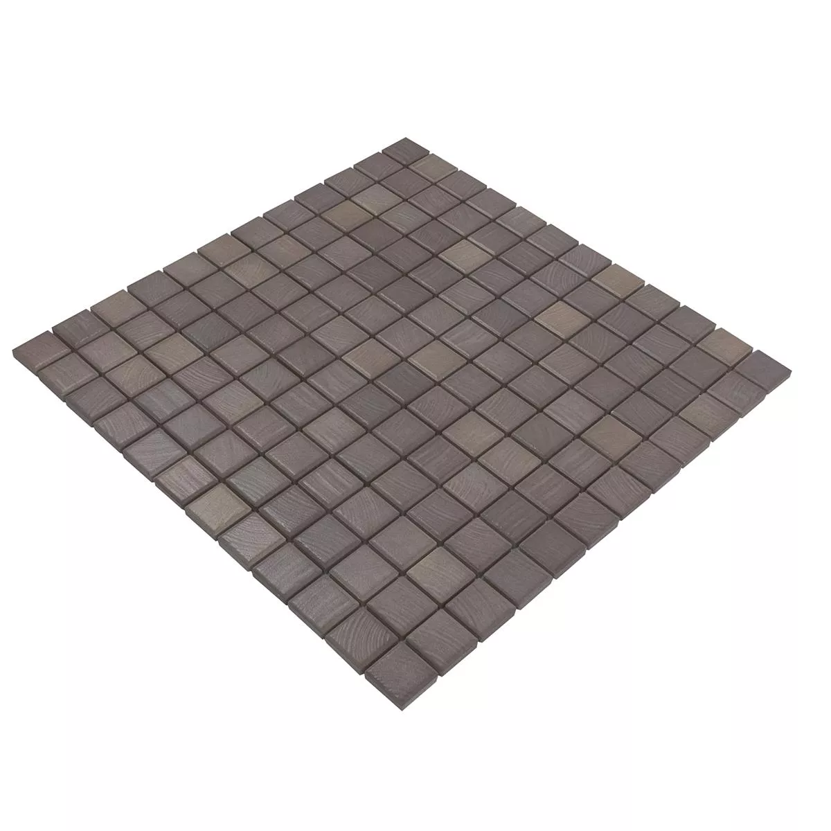 Céramique Mosaïque Carrelage Luminara Imitation Bois Brun