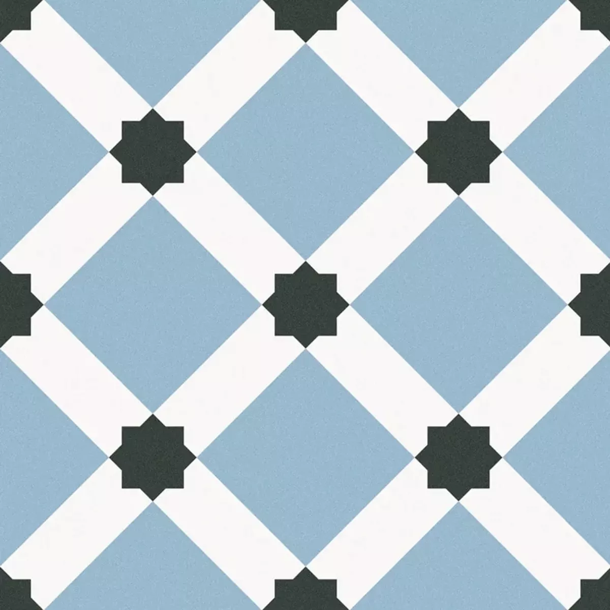 Atlantica Colmar Bleu Blanc 25x25 cm