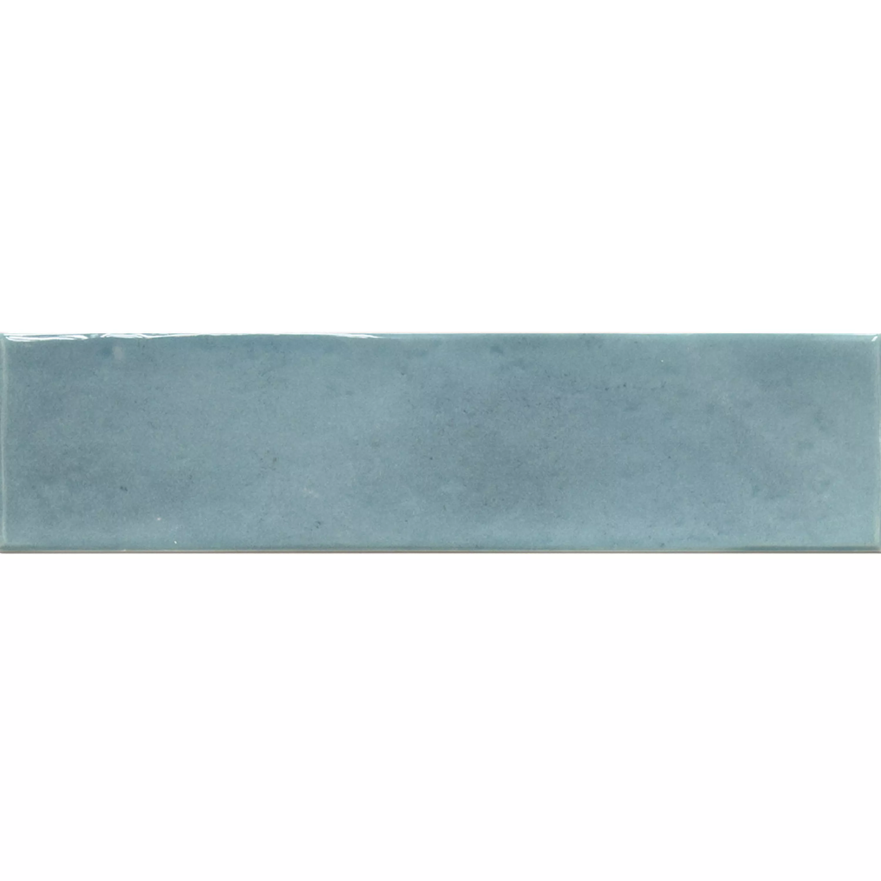 Carrelage Mural Conway Ondulé 7,5x30cm Bleu Clair