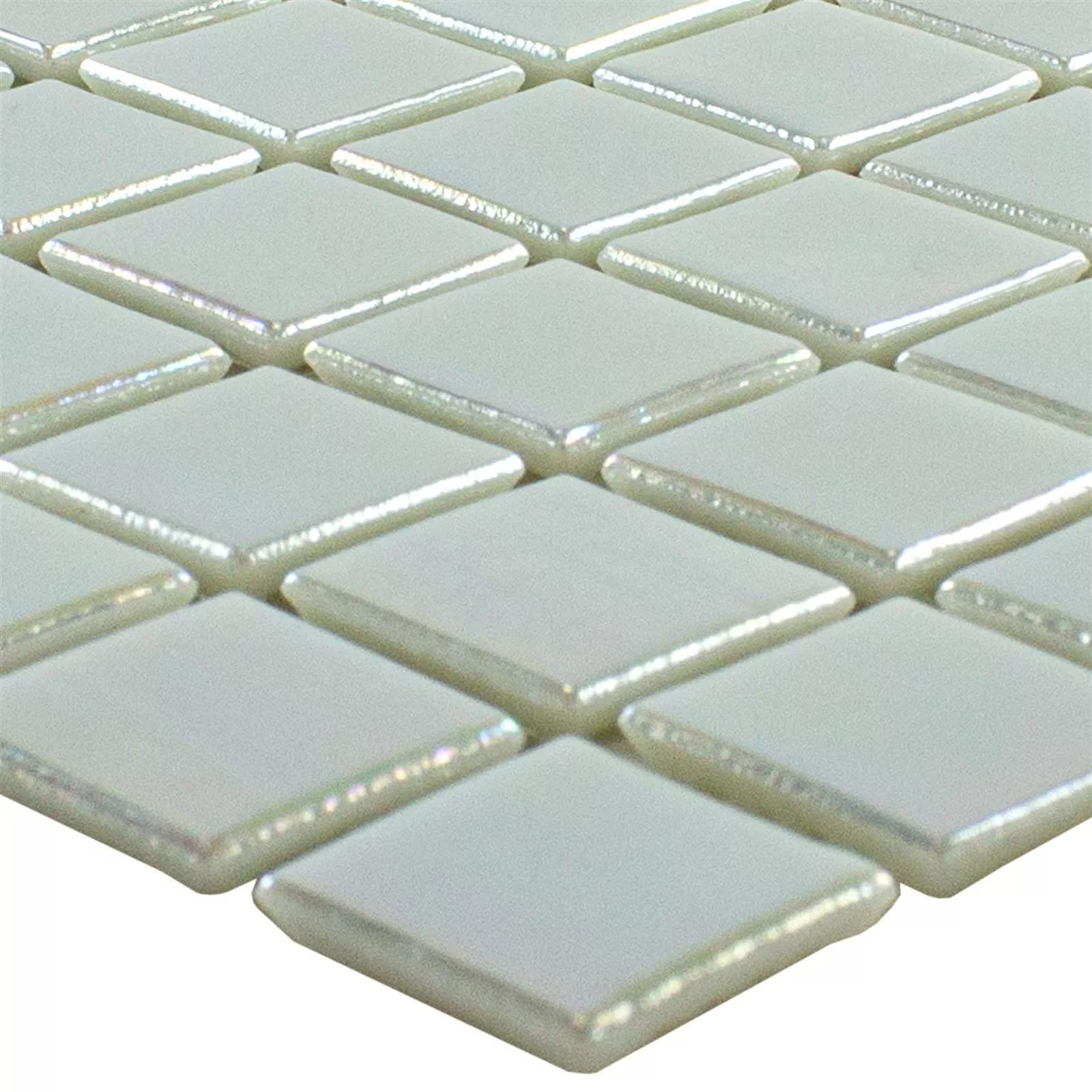 Mosaïque En Verre Nacre Effet Ingolstadt Blanc Carré 20 Mosaïque En Verre Nacre Effet Ingolstadt Blanc Carré 20