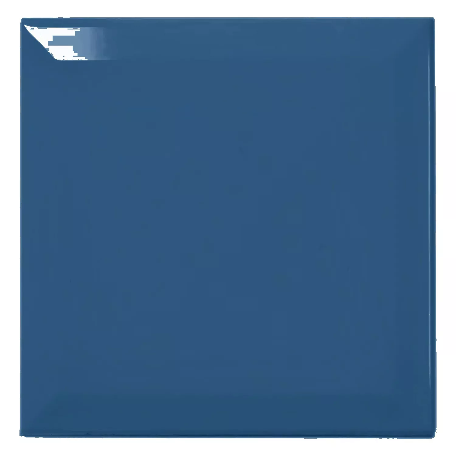 Carrelage métro Bleu Brillant 15x15 cm Avec Facette Eris Zafiro