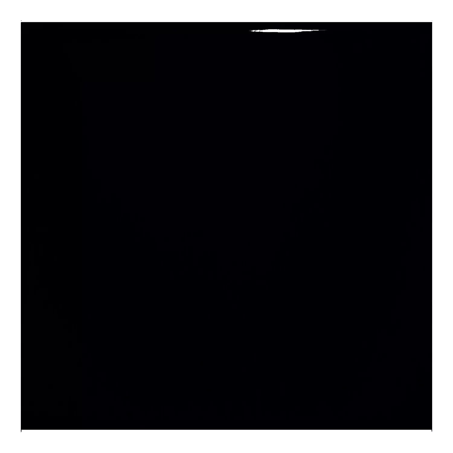Carrelage métro Noir Brillant 15x15 cm Sans Facette Miona Negro