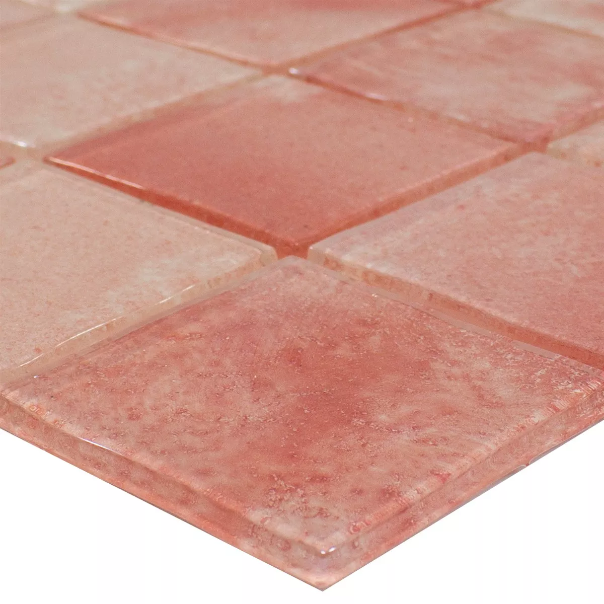 Échantillon Mosaïque En Verre Novigrad Rose 48x48x4 mm