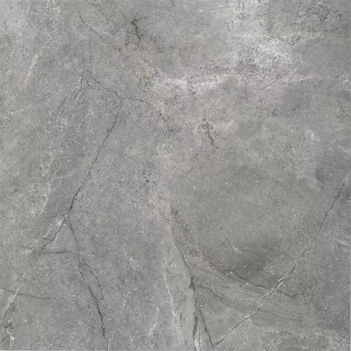 Carrelage Sol Et Mur Pangea Marbre Optique Poli Brillant Gris 120x120cm