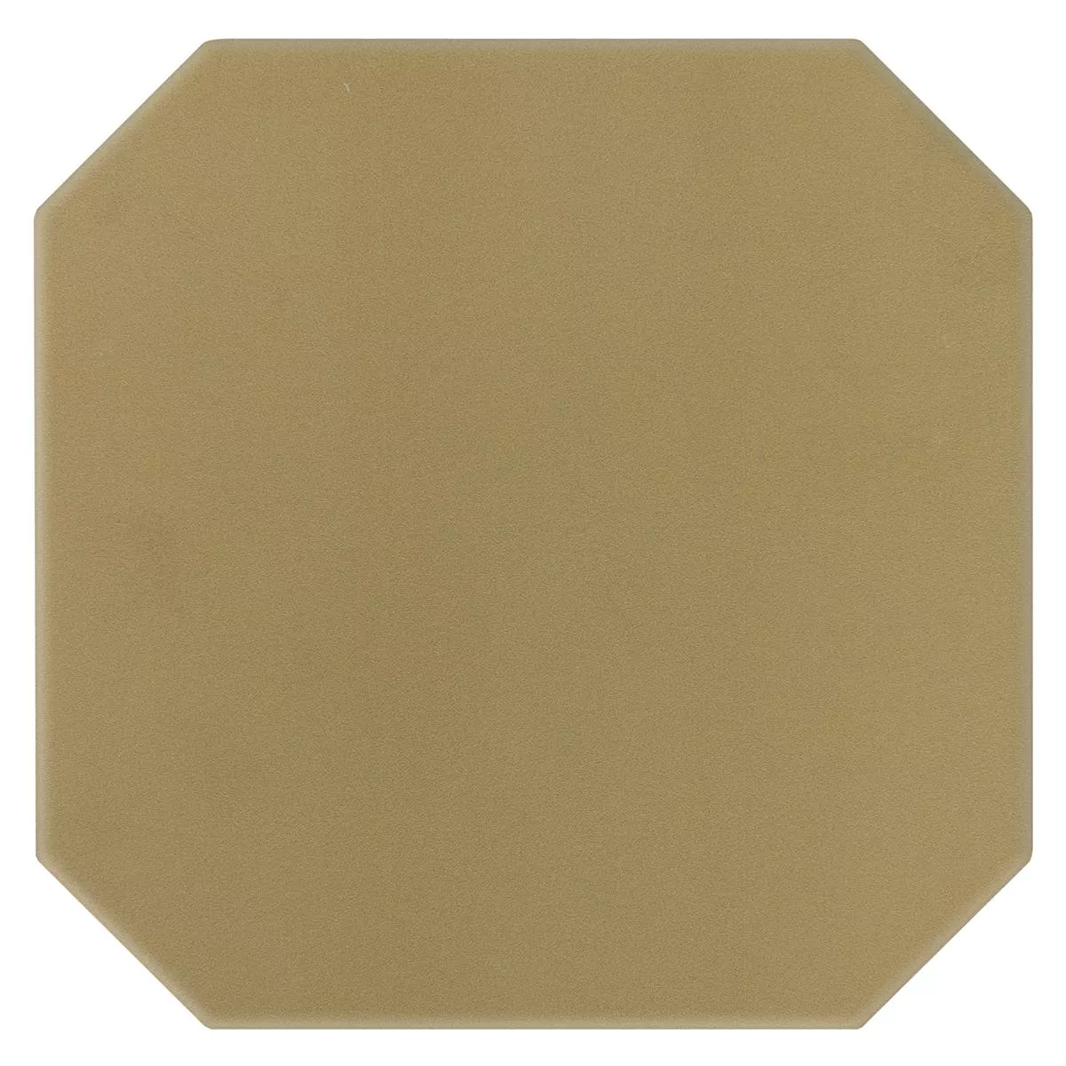 Grès Cérame Pleine Masse Carrelage Genexia Uni Beige Octogone 20x20cm