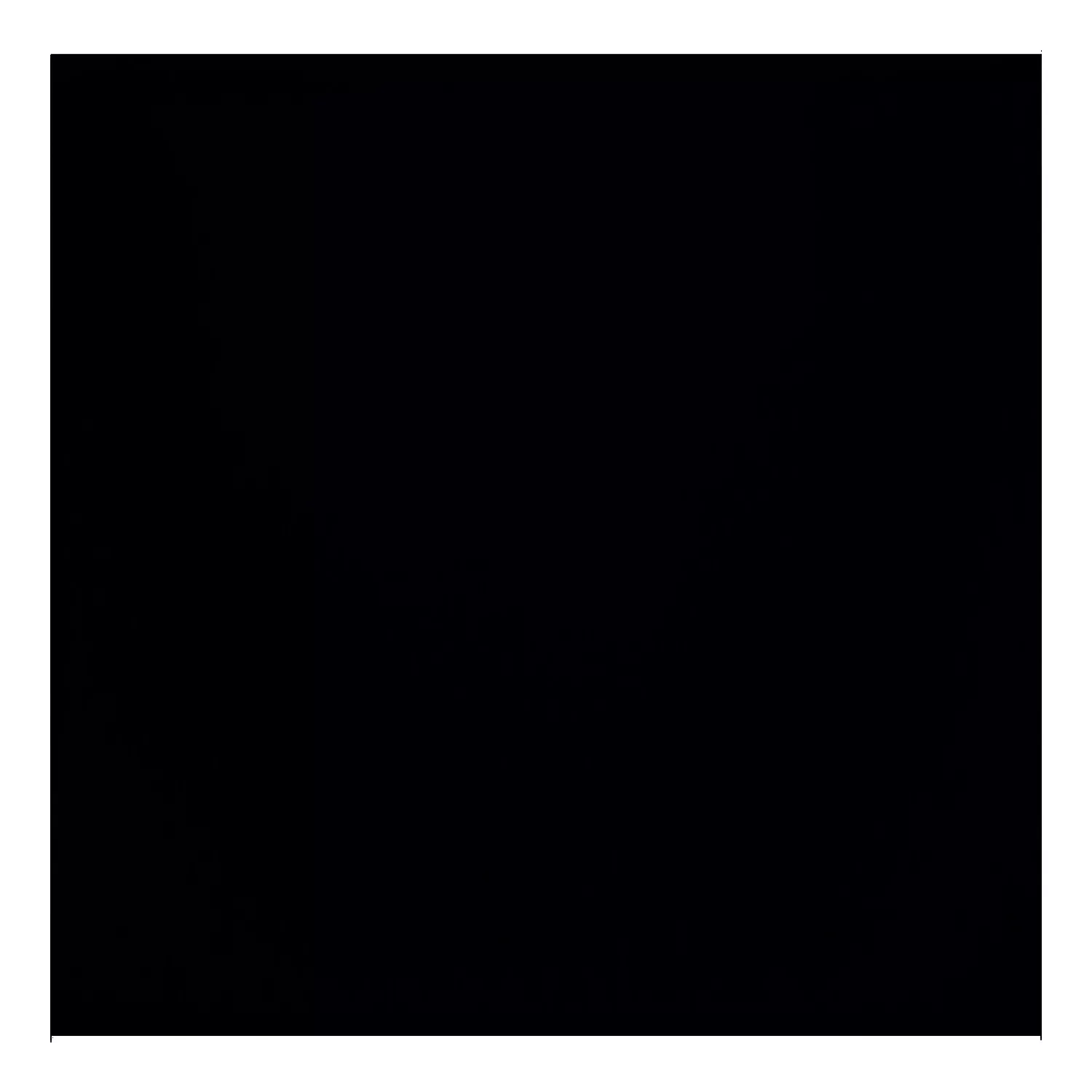 Carrelage métro Noir Mat 10x10 cm Sans Facette Freyburg Negro