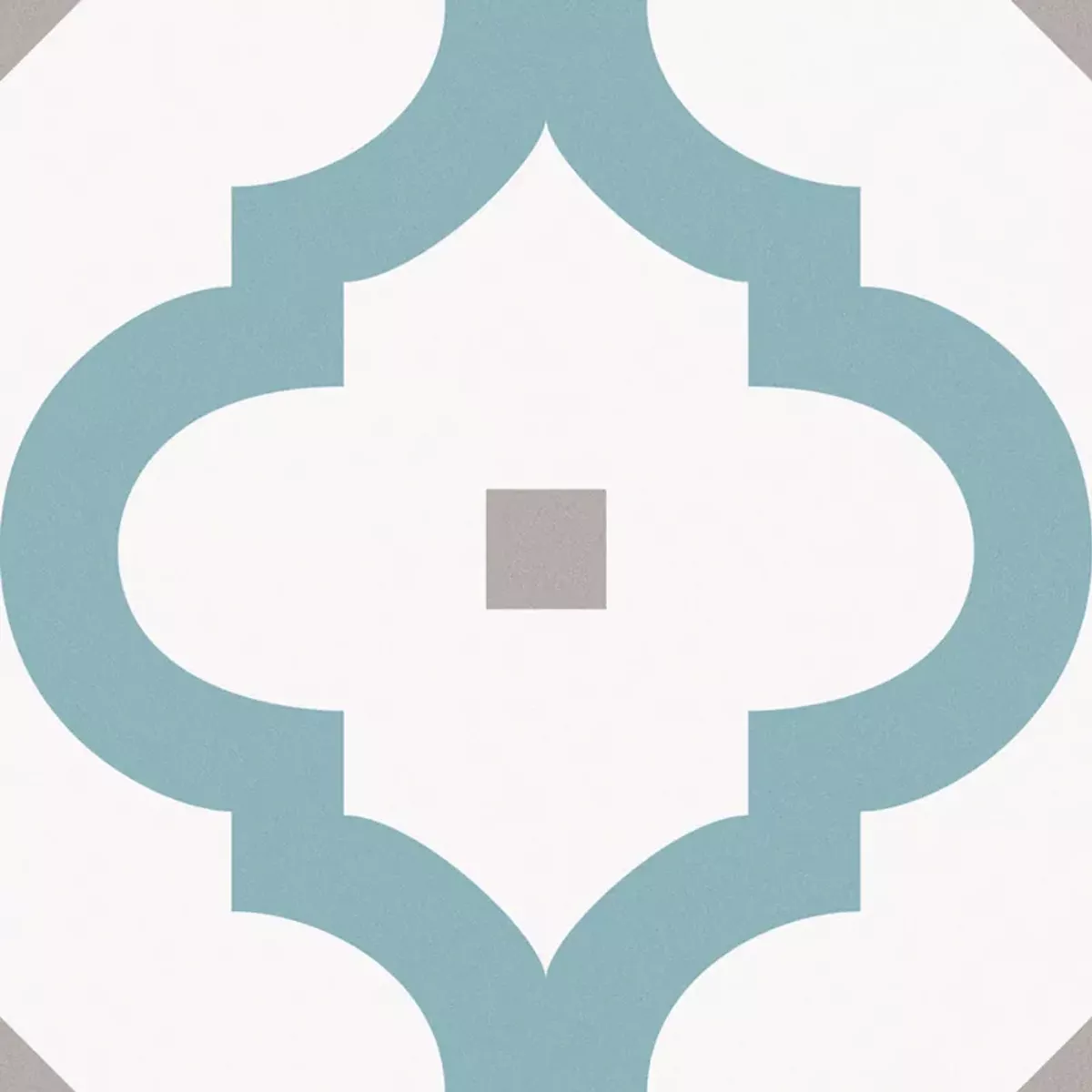 Carrelage Sol Et Mur Optique De Ciment Atlantica Medeo Bleu Blanc Gris