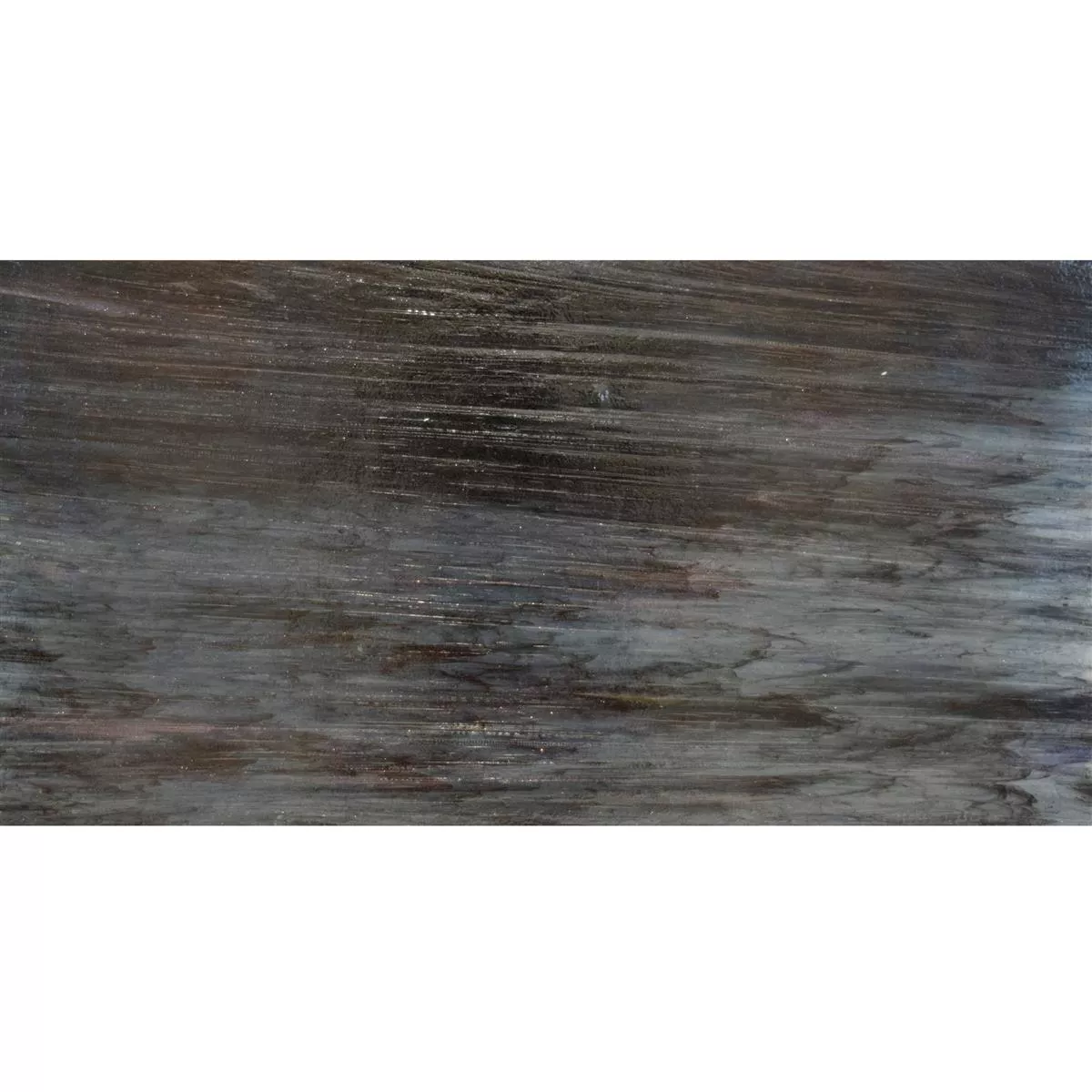 Verre Carrelage Mural Trend-Vi Supreme Smoke Black 30x60cm Verre Carrelage Mural Trend-Vi Supreme Smoke Black 30x60cm