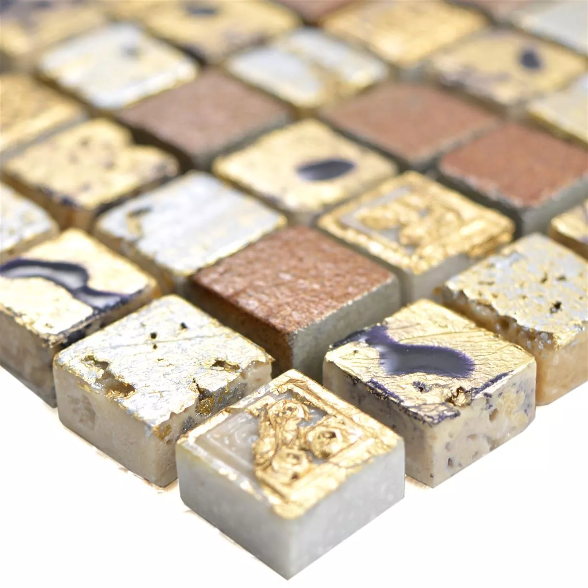 Mosaïque En Verre Carrelage Usedom Brun Beige