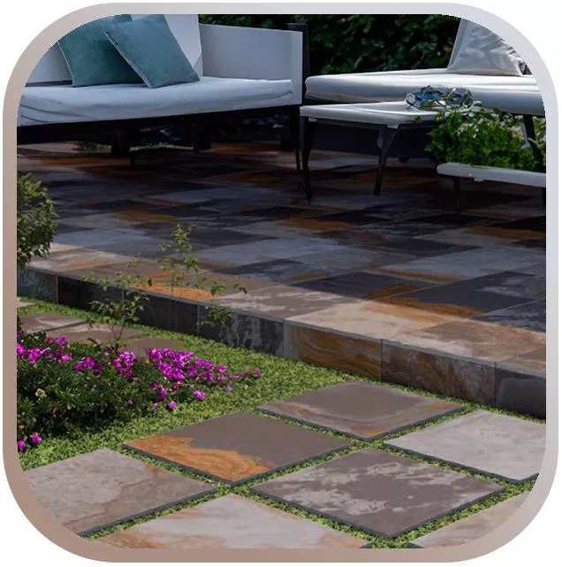 Plates de terrasse par couleur Plates de terrasse par couleur