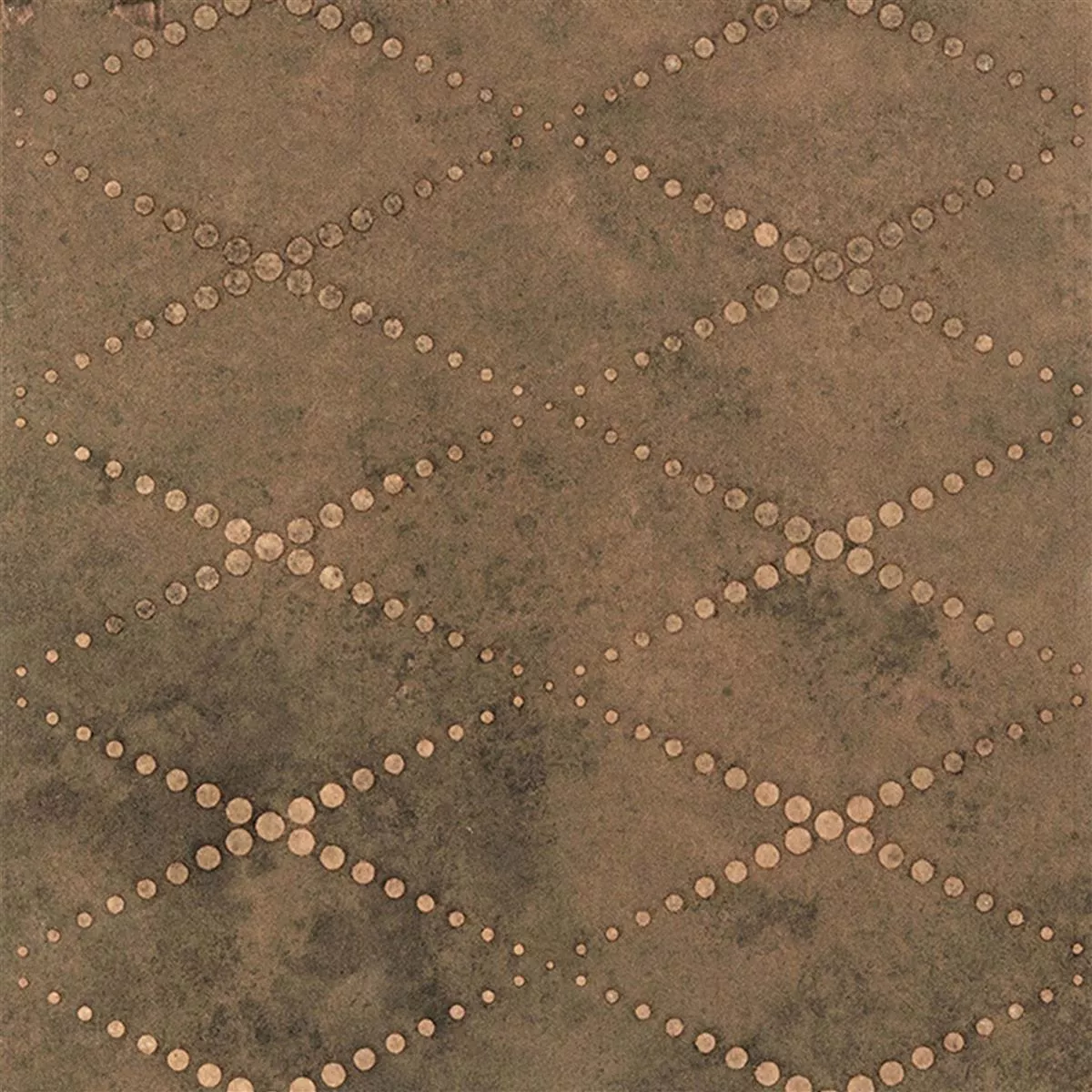 Échantillon Carrelage Sol Et Mur Chicago Métaloptique Bronze R9 - 18,5x18,5cm - 2