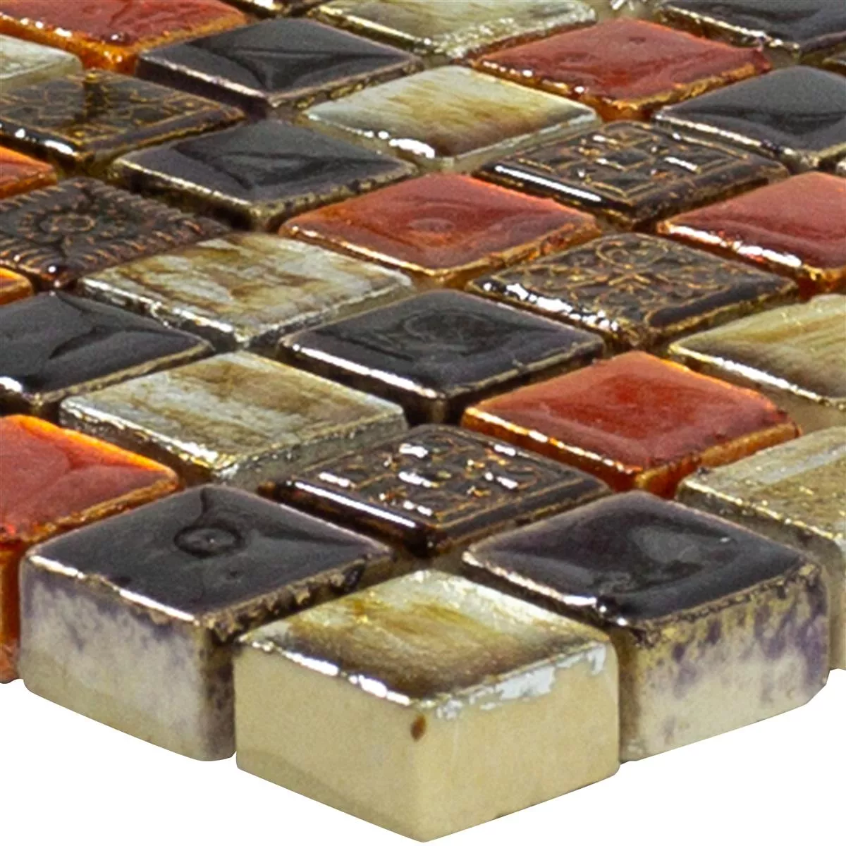 Pierre Naturelle Mosaïque Carrelage Toskana Rouge Cuivre Mix Pierre Naturelle Mosaïque Carrelage Toskana Rouge Cuivre Mix