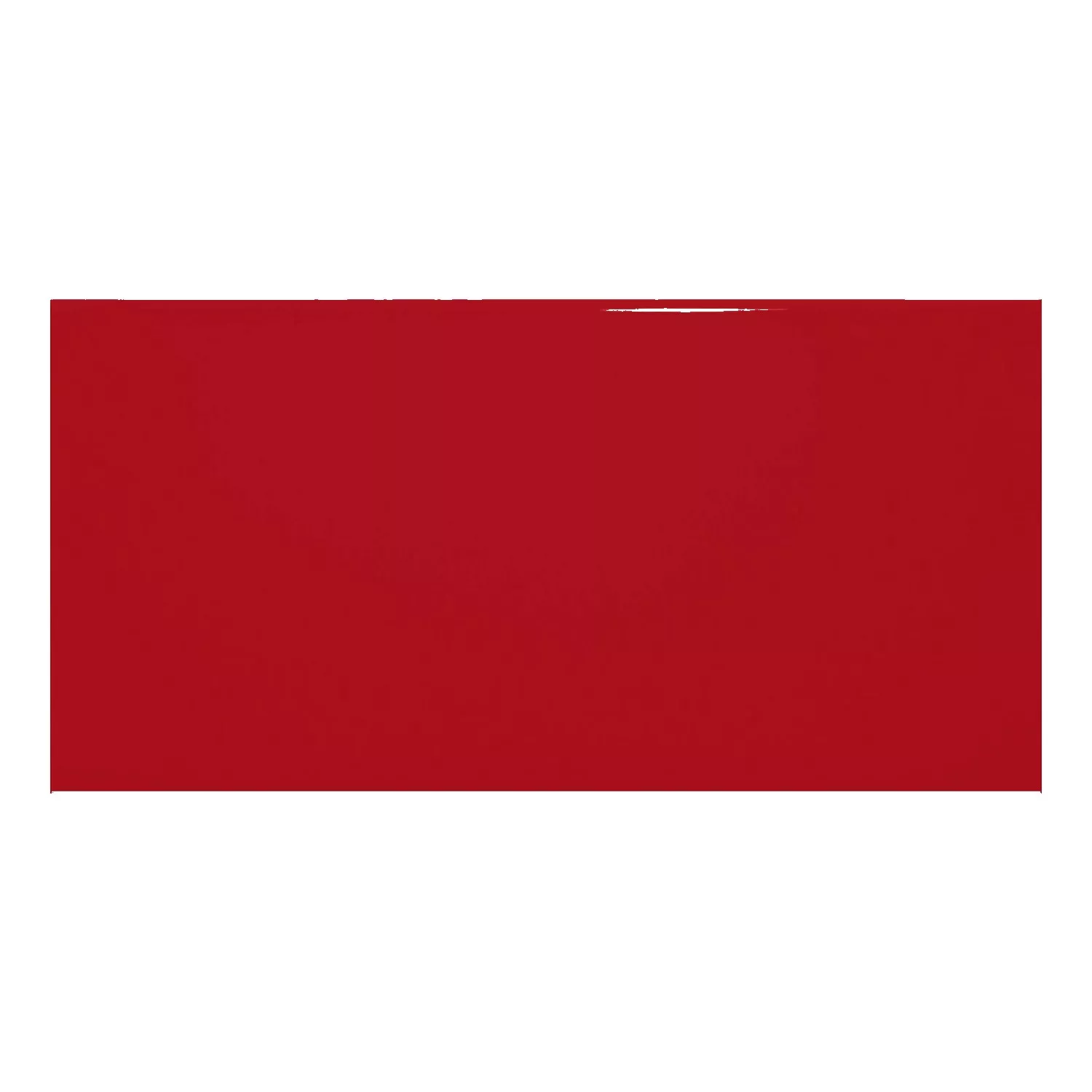 Carrelage métro Rouge Brillant 7,5x15 cm Sans Facette Vivid Fuego