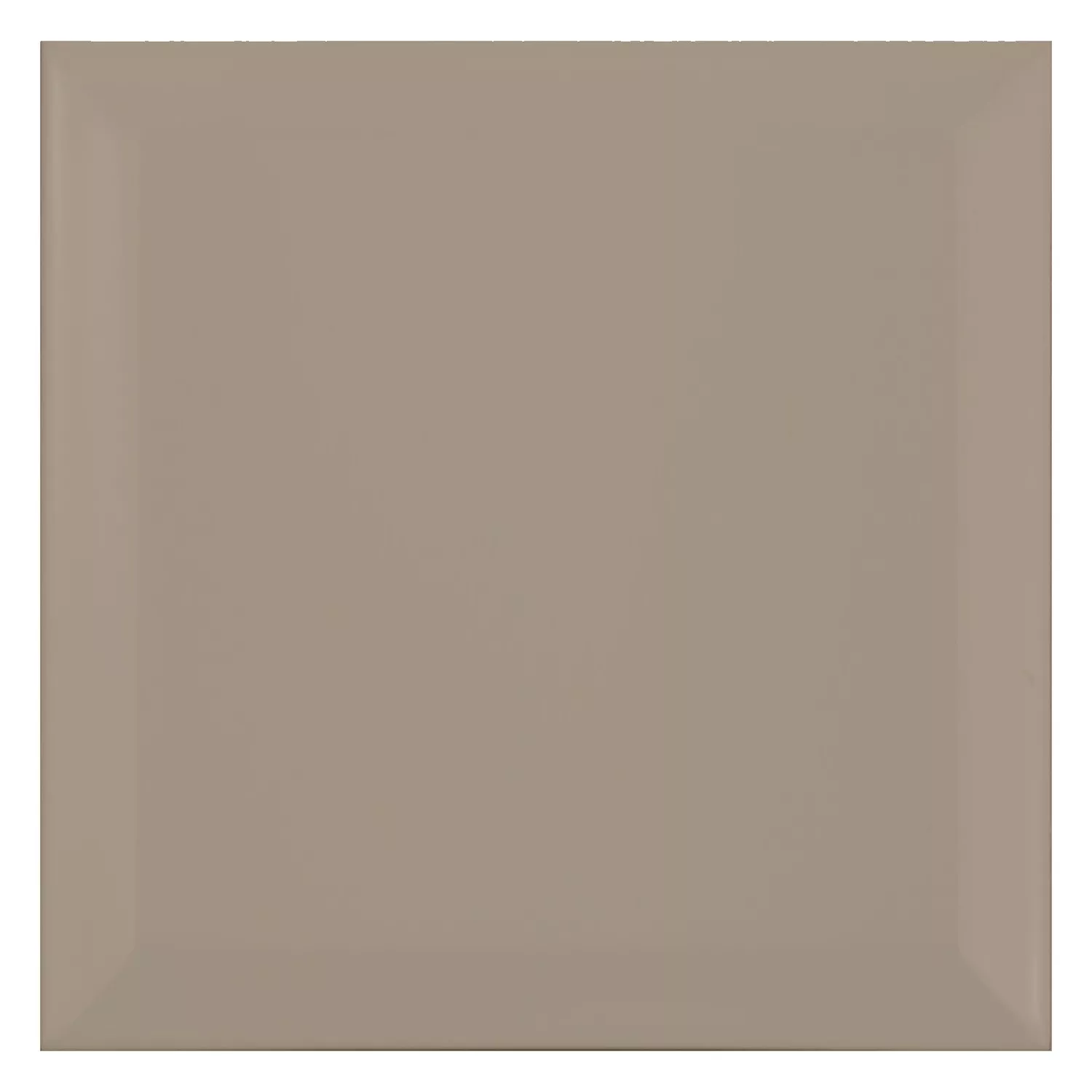 Carrelage métro Brun Mat 15x15 cm Avec Facette Eris Mink