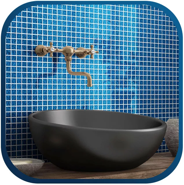 Carrelage Bleu