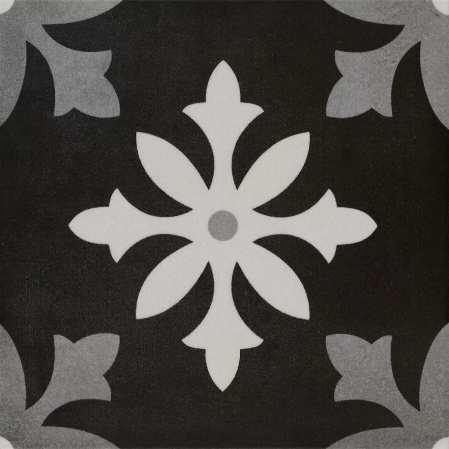 Échantillon Carreaux De Ciment Optique Gotik Tacca 22,3x22,3cm