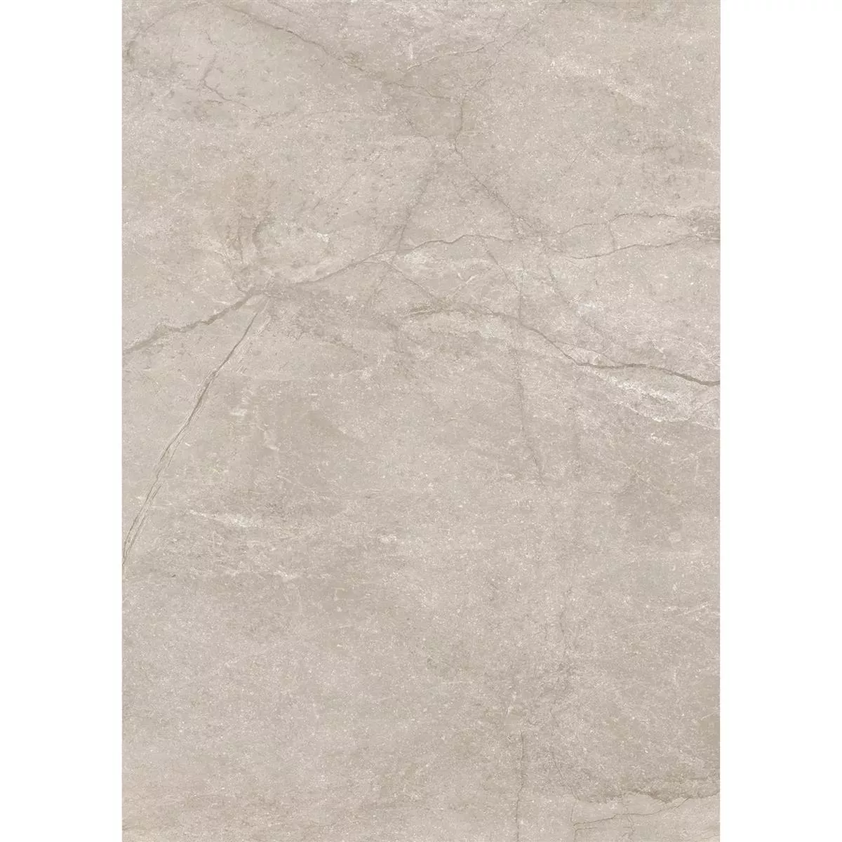 Carrelage Sol Et Mur Pangea Marbre Optique Poli Brillant Beige 60x120cm